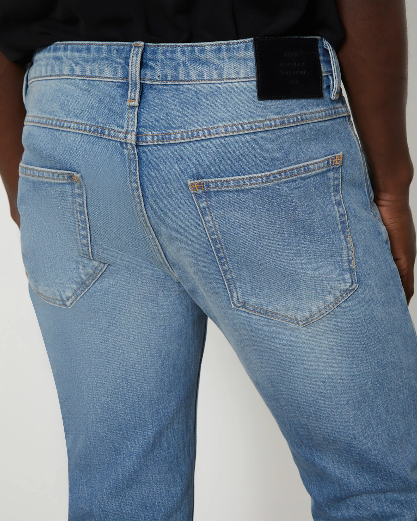 Lou Straight Denim Jeans Wandered - Image 6