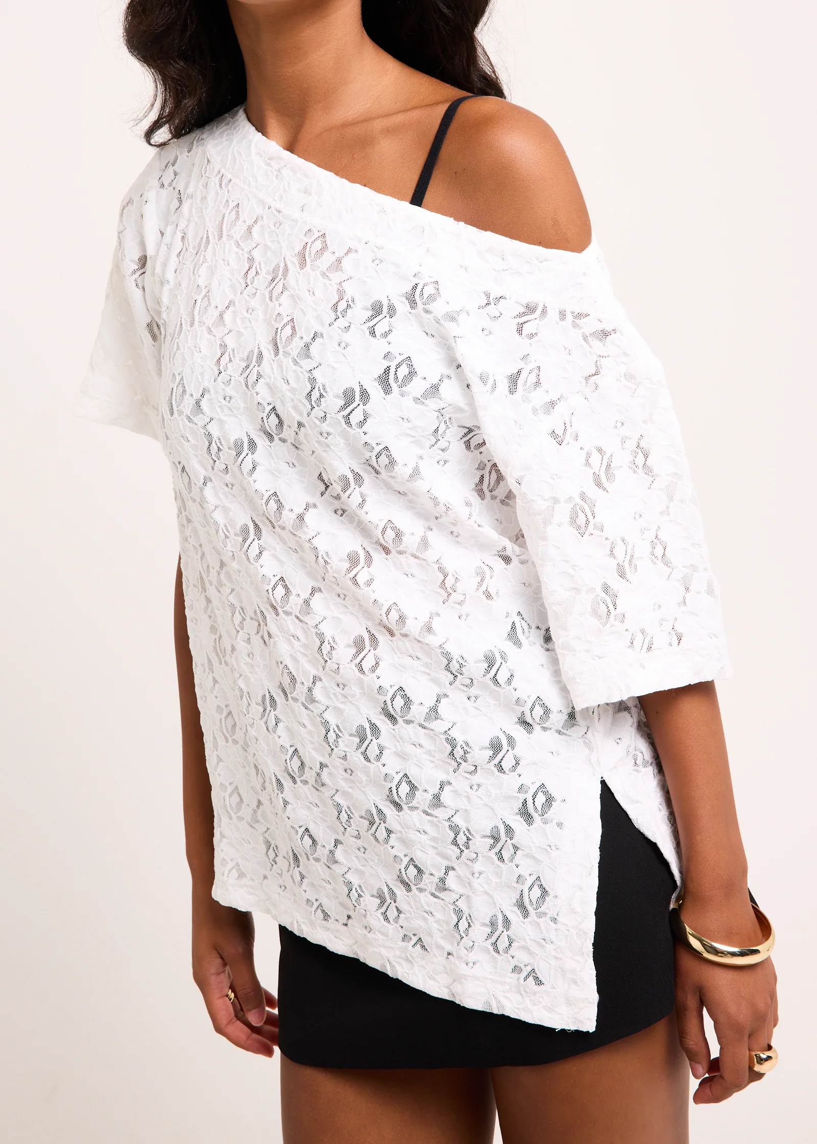 Louis Asymmetric Lace Top - Image 5