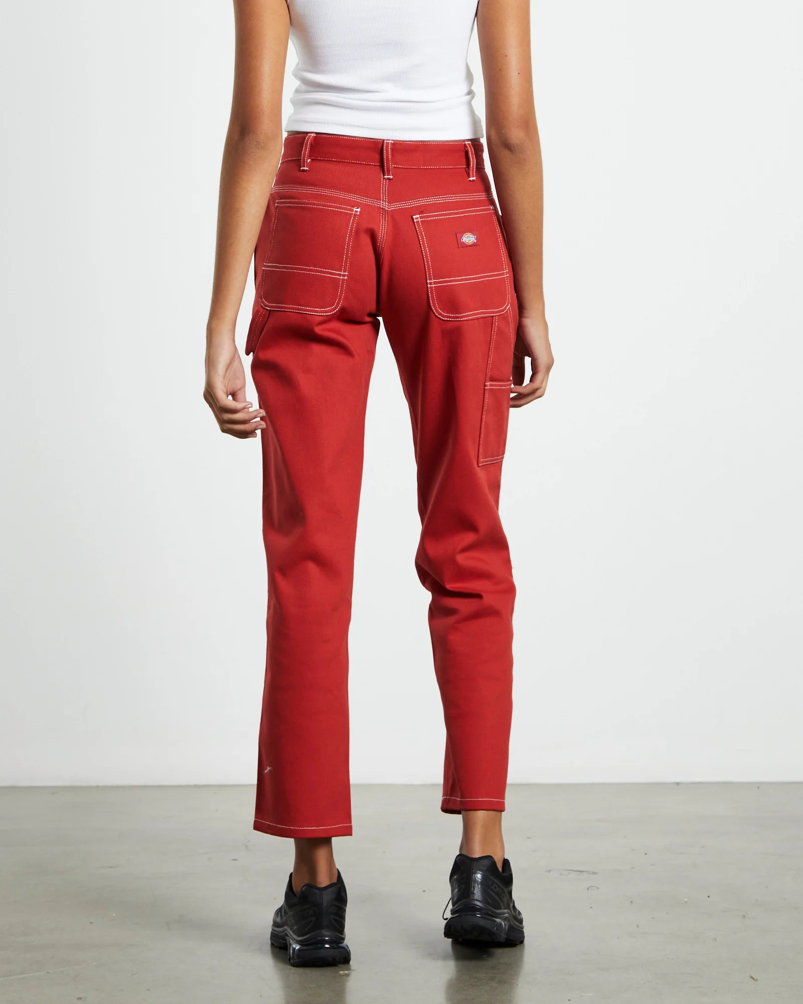Low Rider Twill Carpenter Pants Cherry Red - Image 2