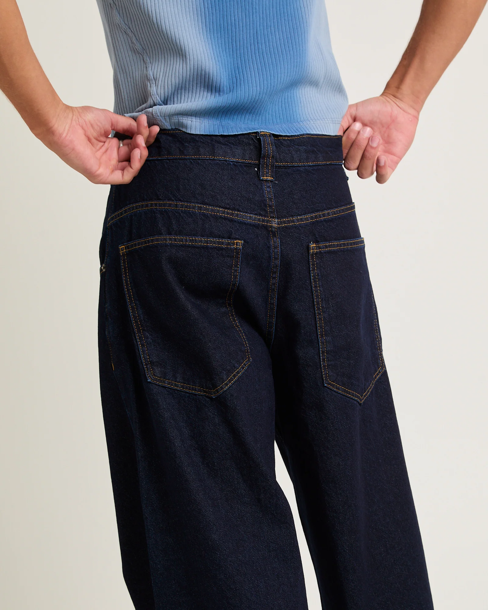 Low Rise Colossus Baggy Denim Jeans - Image 2