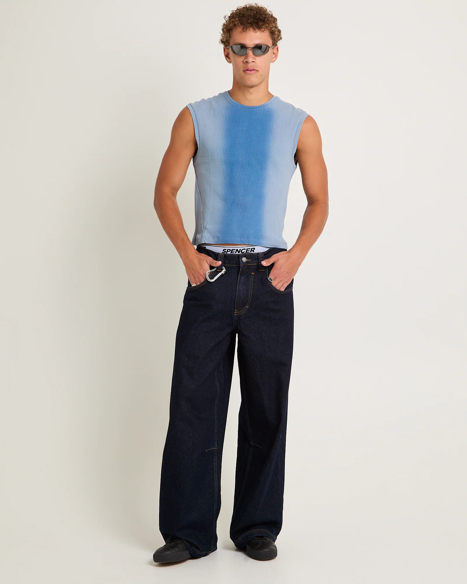 Low Rise Colossus Baggy Denim Jeans - Image 3