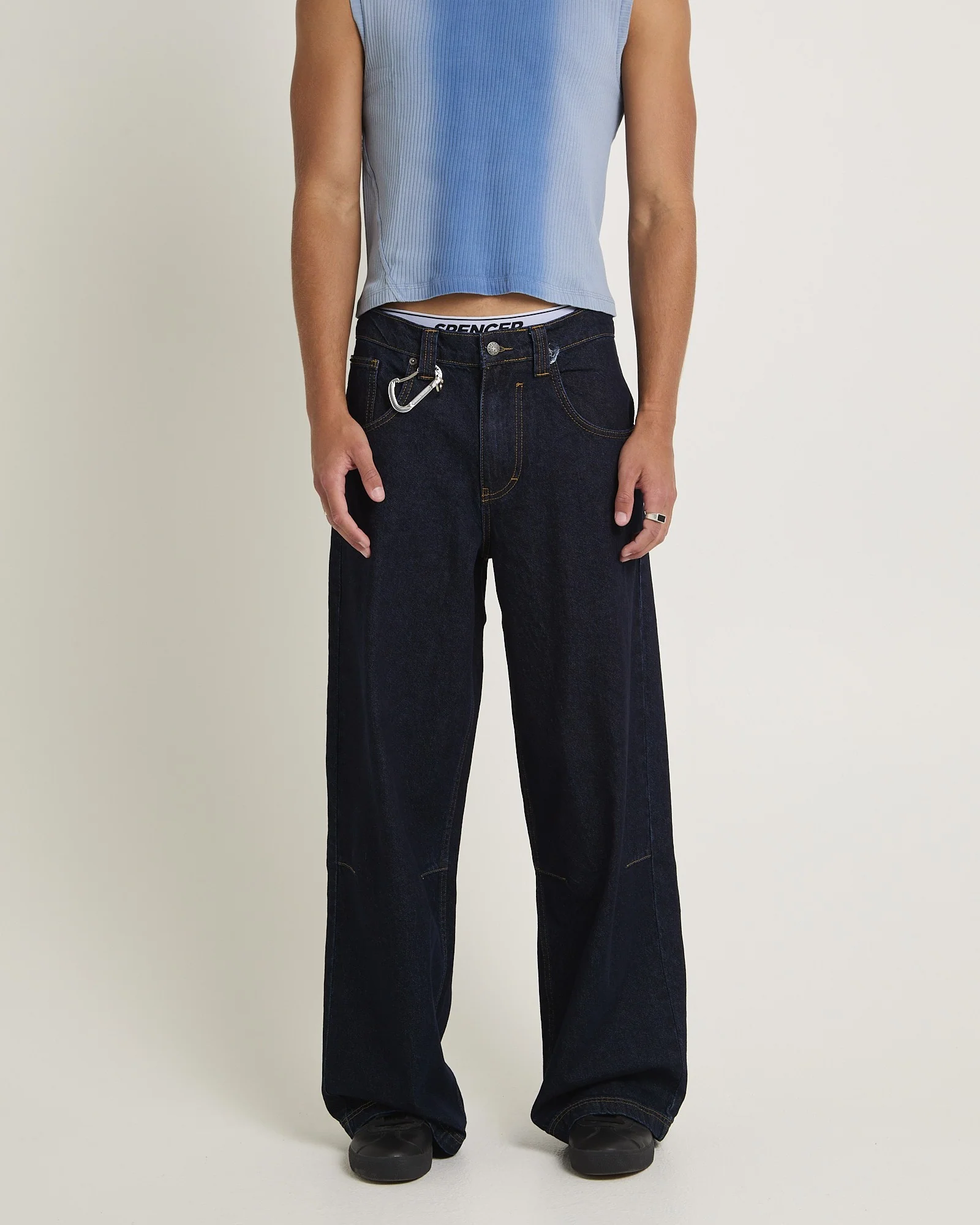 Low Rise Colossus Baggy Denim Jeans - Image 4