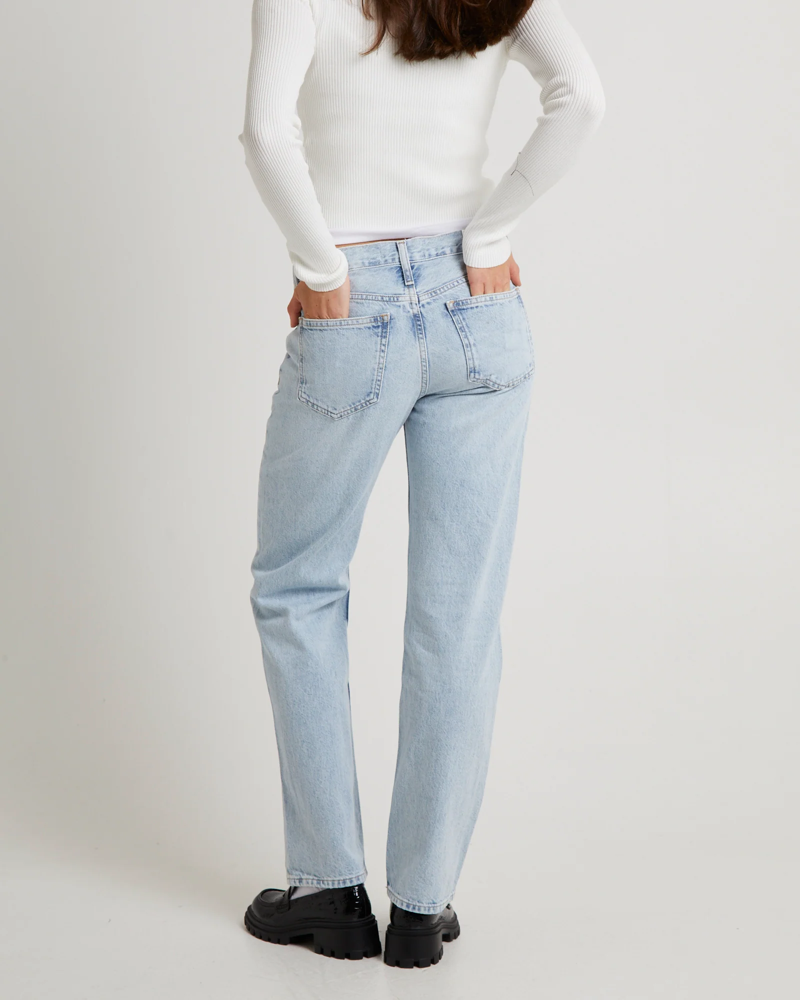 Low Rise Straight Jeans - Image 2