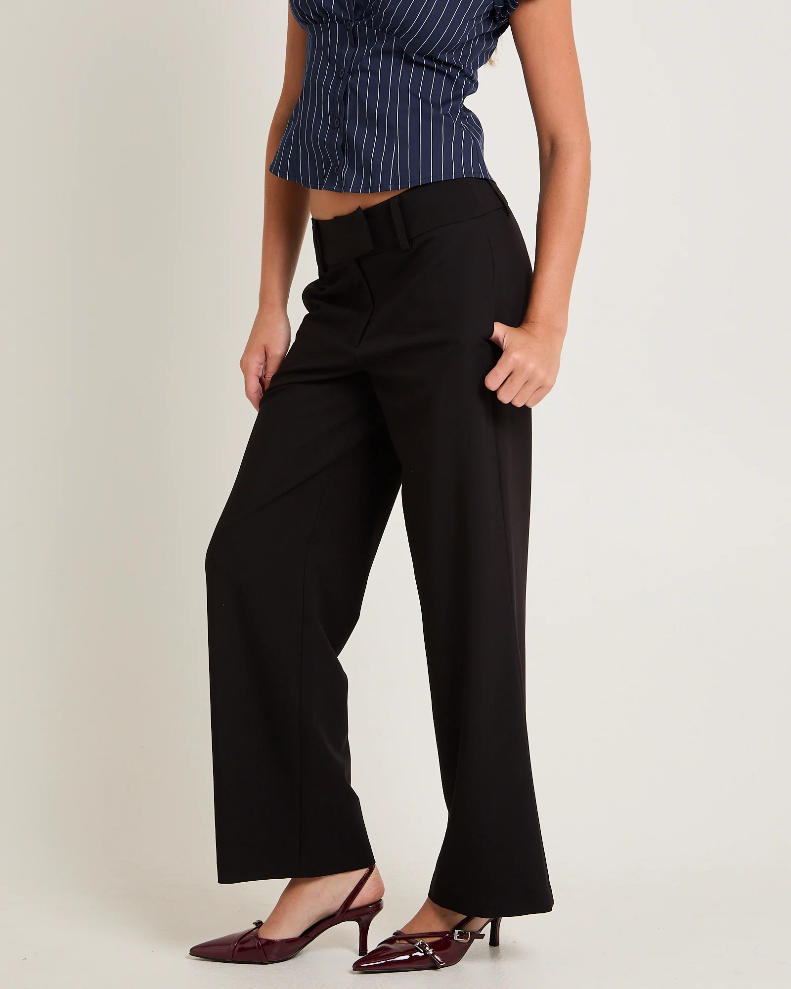 Lucia Baggy Low Rise Pants - Image 4