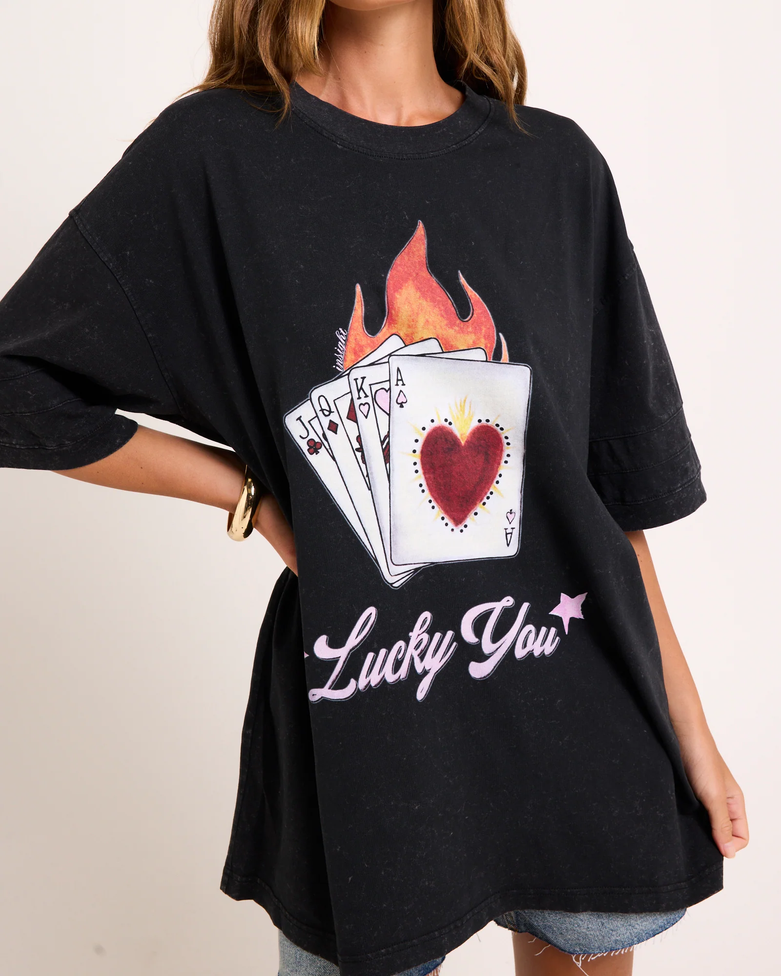 Lucky You Very Oversized T-Shirt - Image 5