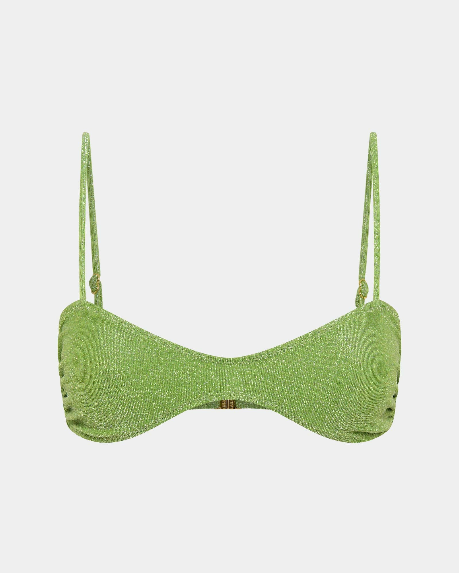 Lurex Curve Crop Bikini Top - Image 3