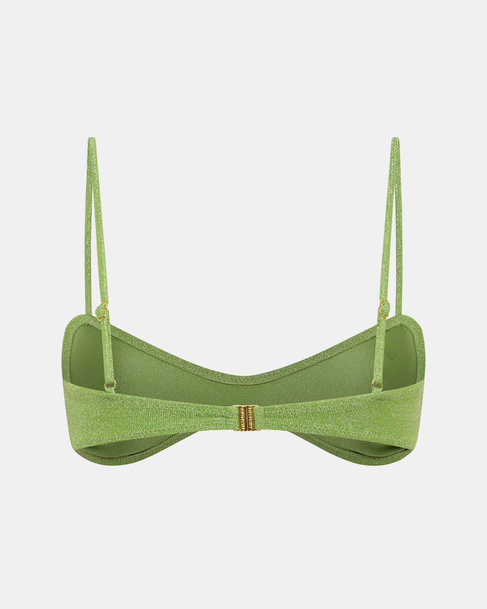 Lurex Curve Crop Bikini Top - Image 4