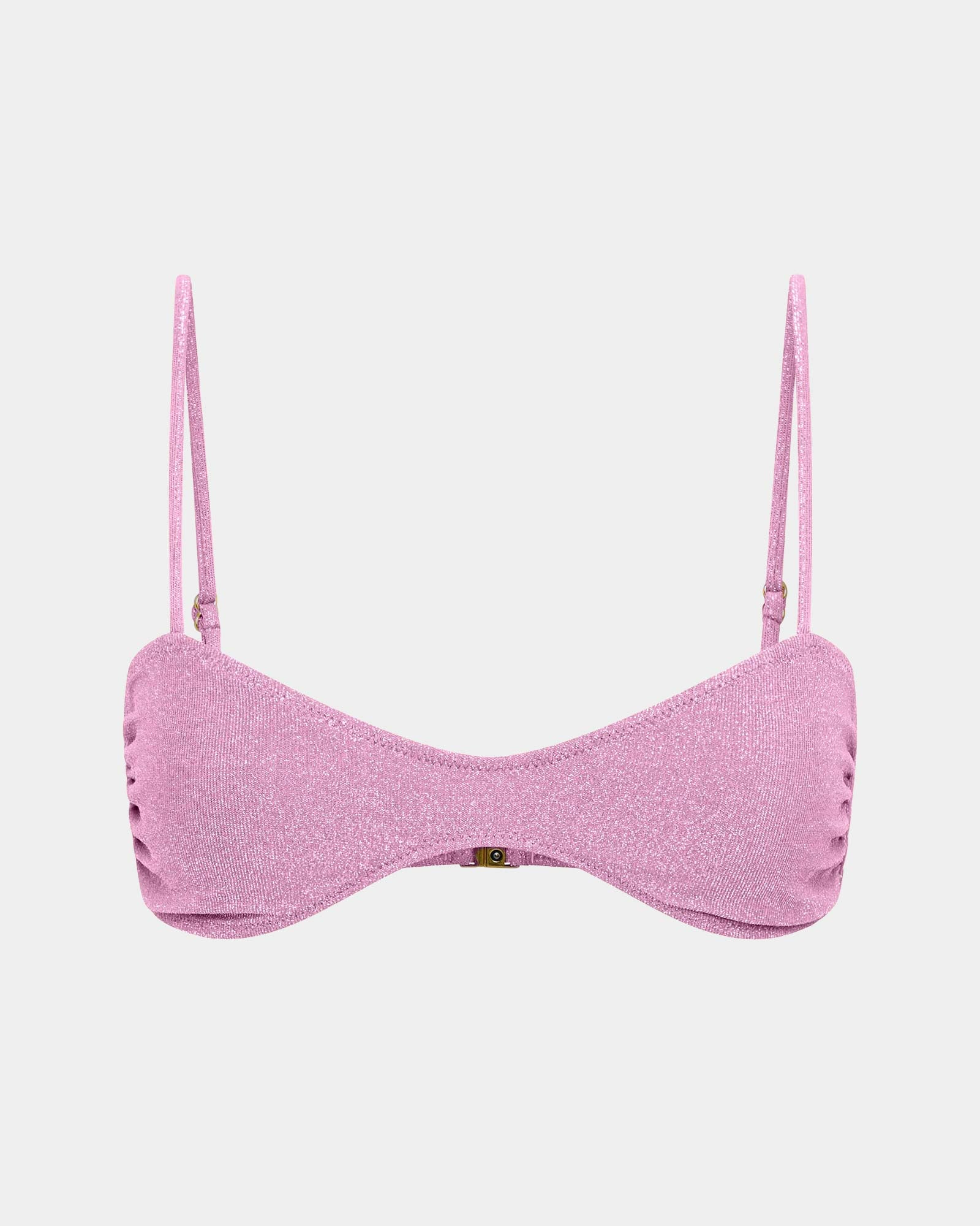 Lurex Curve Crop Bikini Top - Image 3