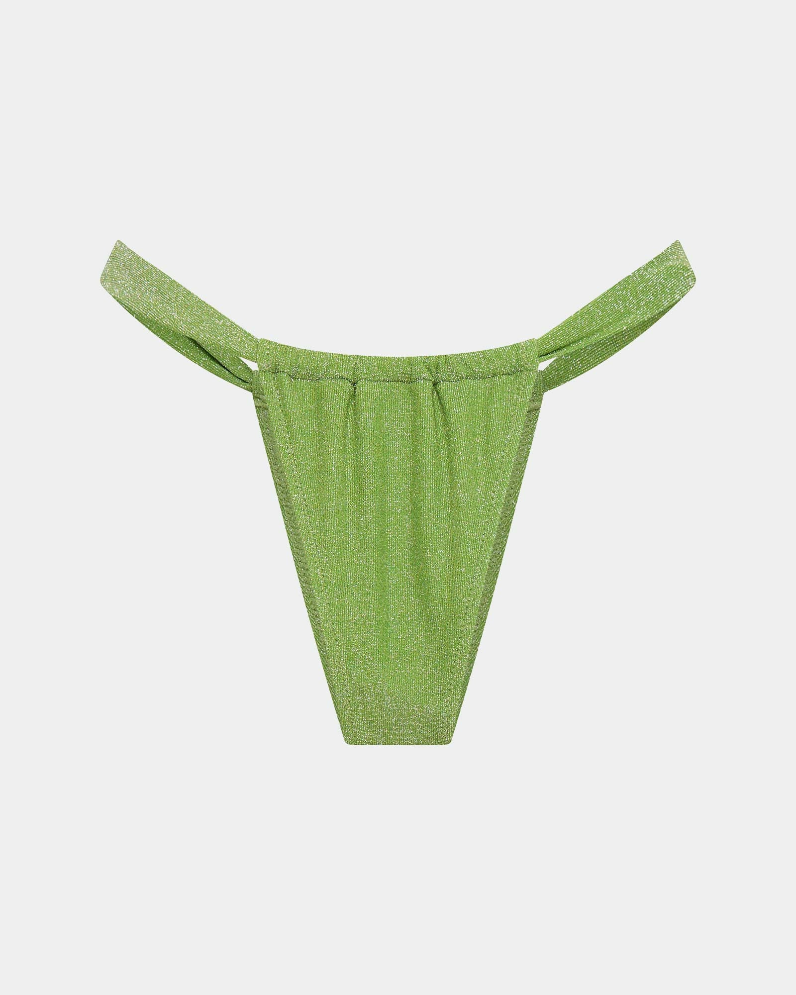 Lurex Gather Bikini Bottom - Image 4