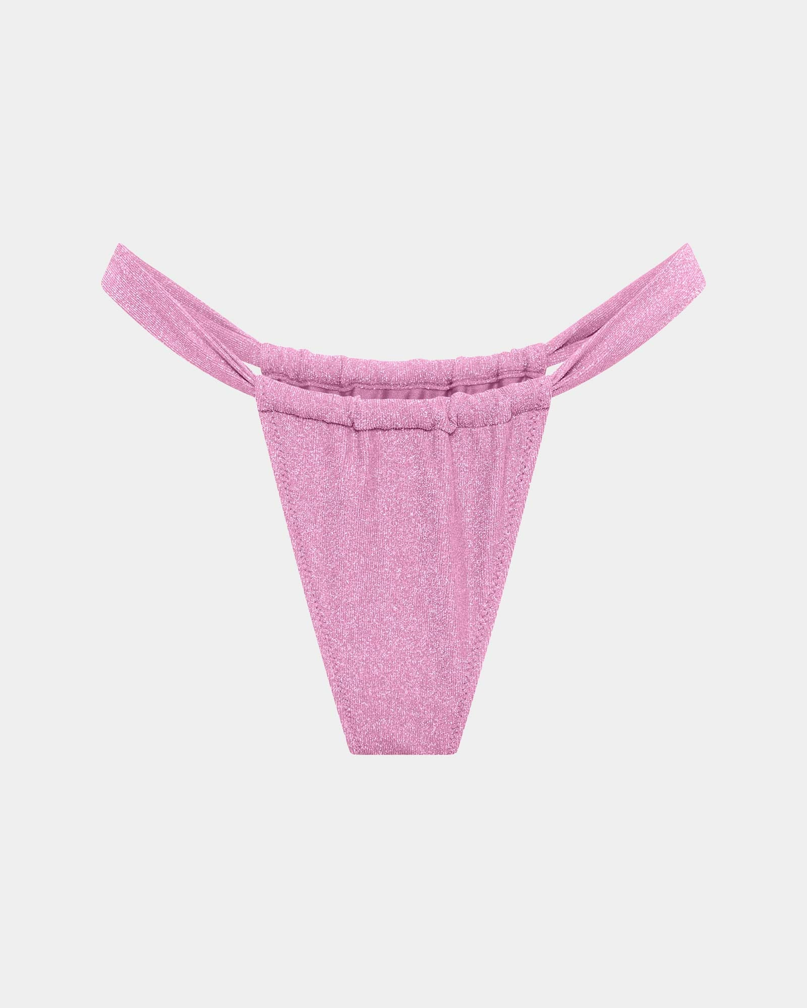 Lurex Gather Bikini Bottom - Image 3