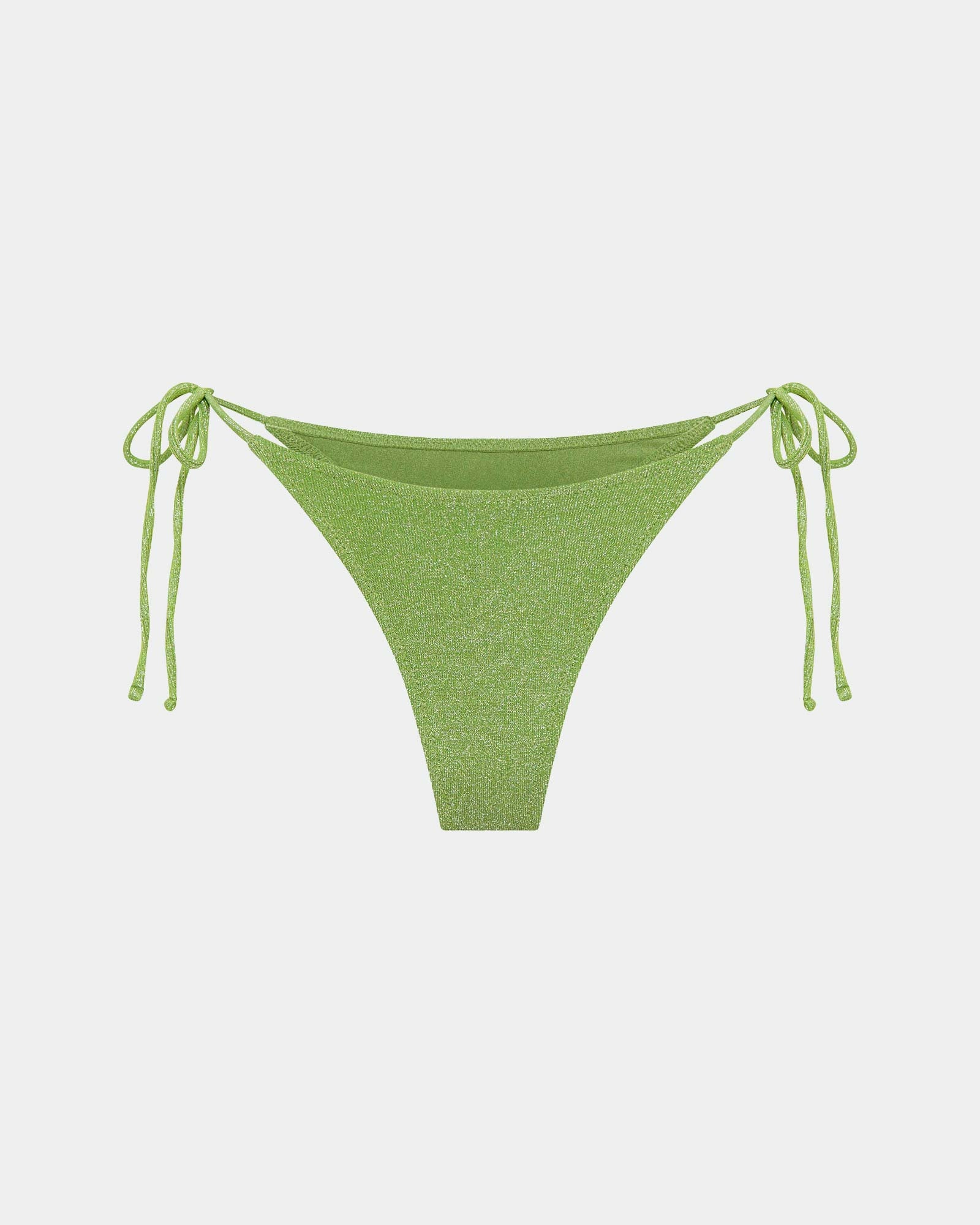 Lurex Tie Side Bikini Bottom - Image 2