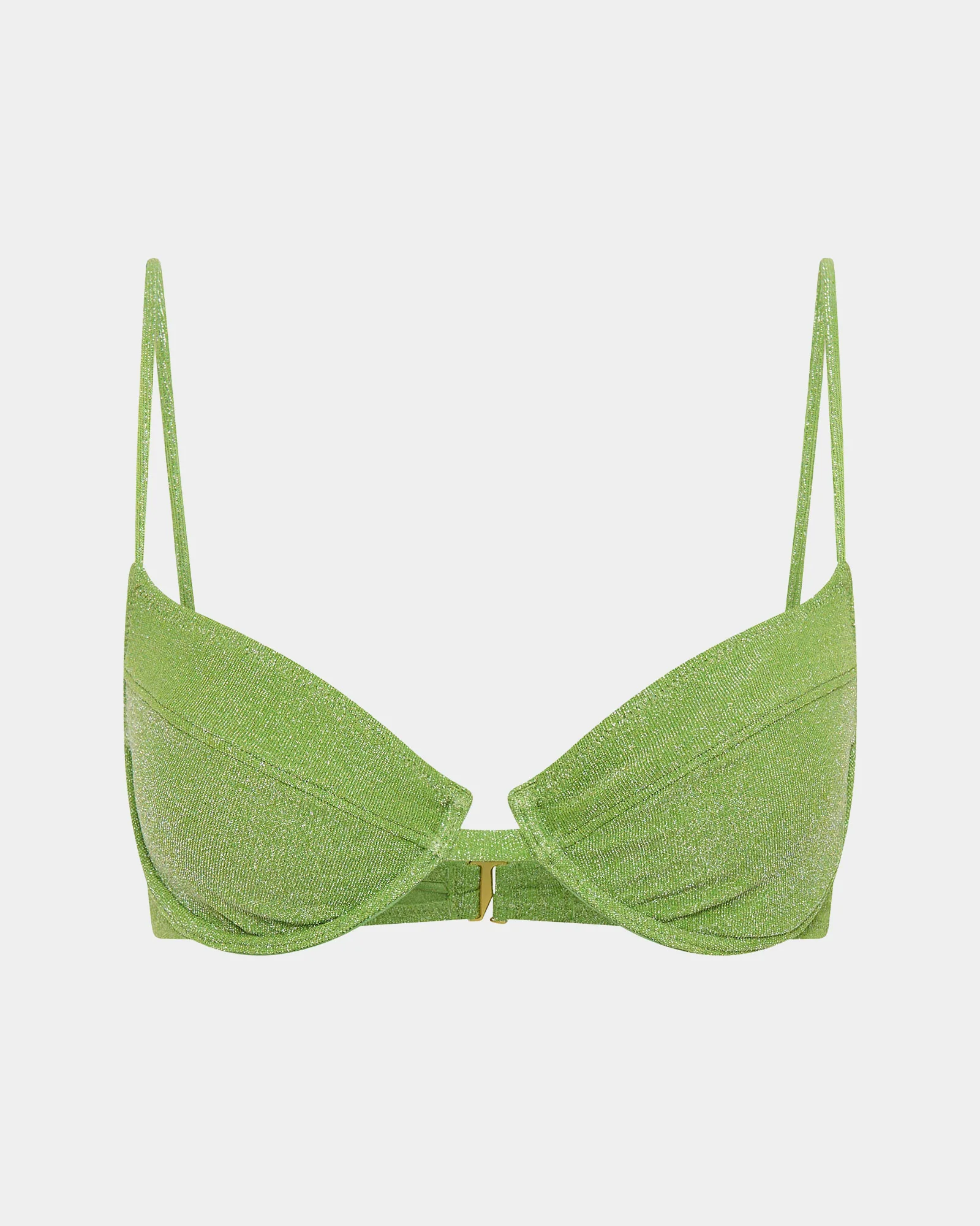Lurex Underwire Bikini Top - Image 3