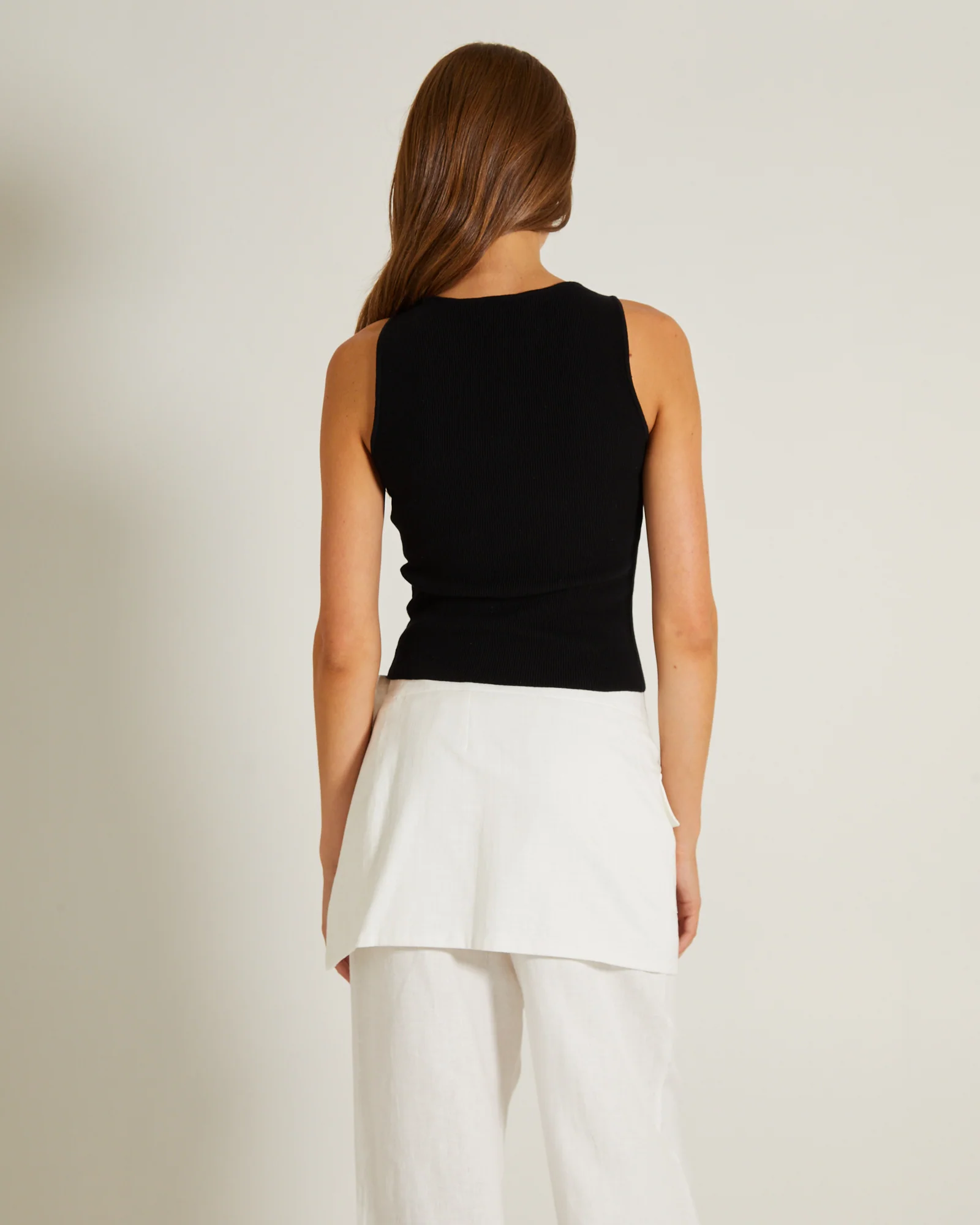 Luxe Knit Slim Fit Tank Top - Image 2