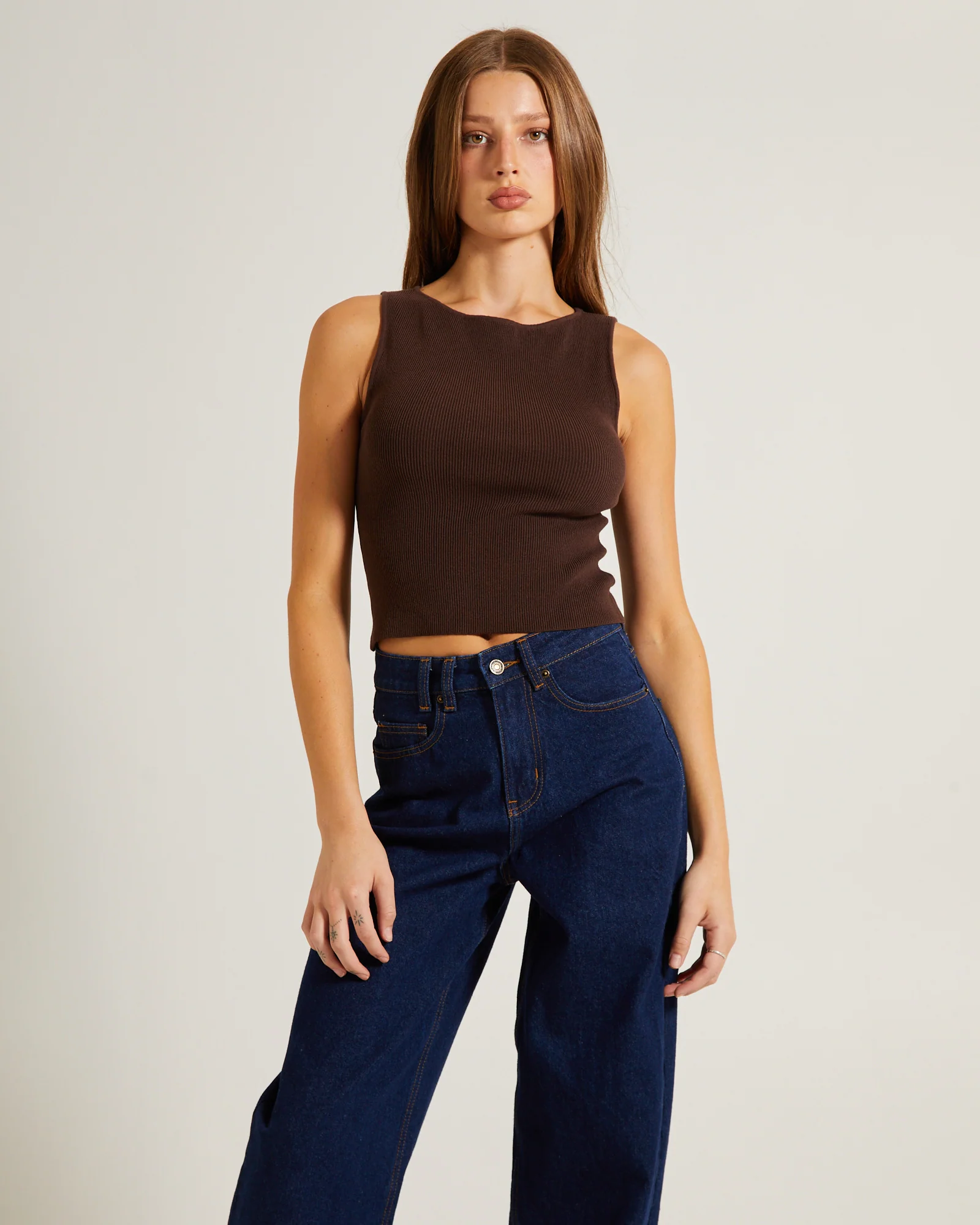 Luxe Knit Slim Fit Tank Top - Image 6