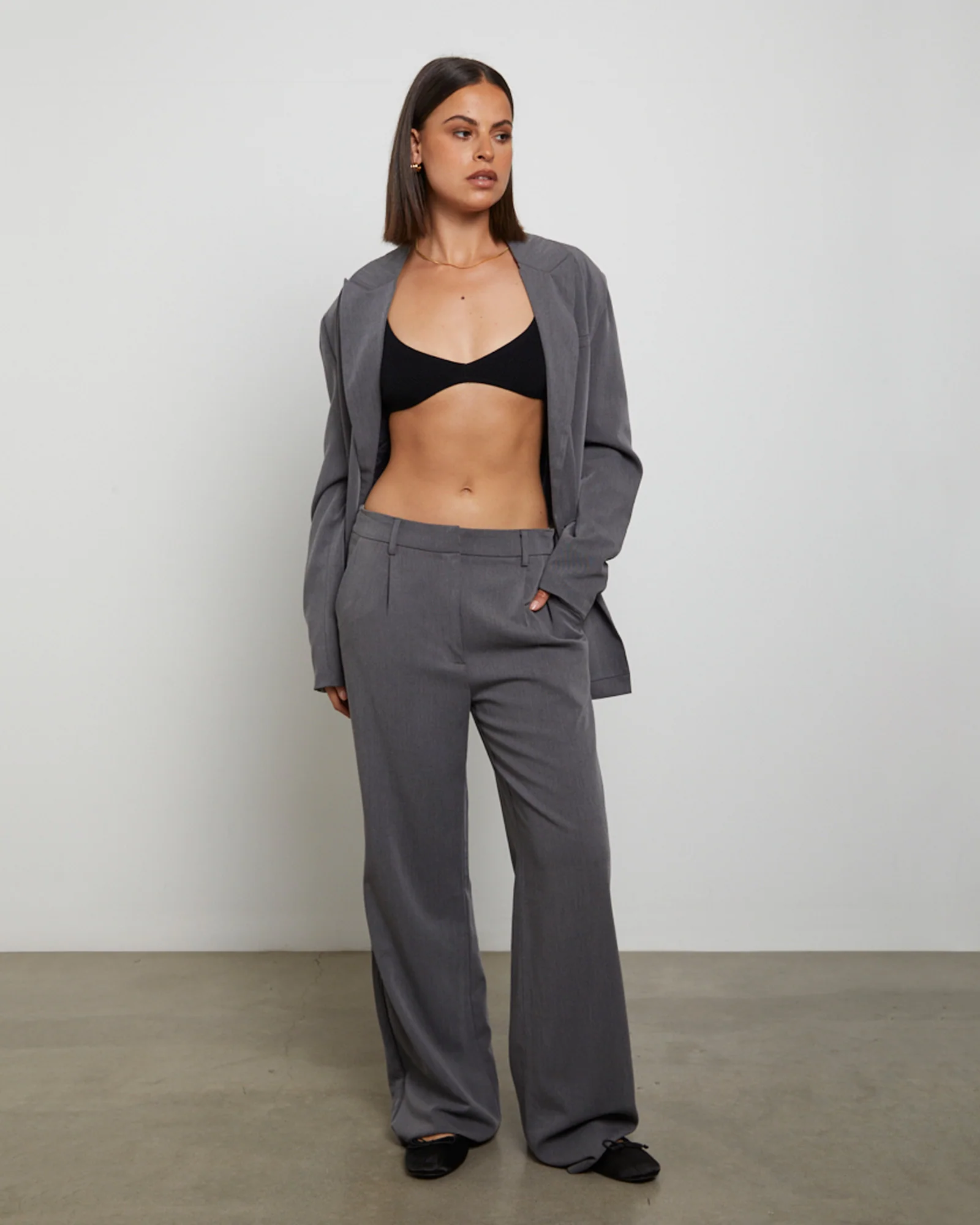 Luxe Knitted Bralette Black - Image 3