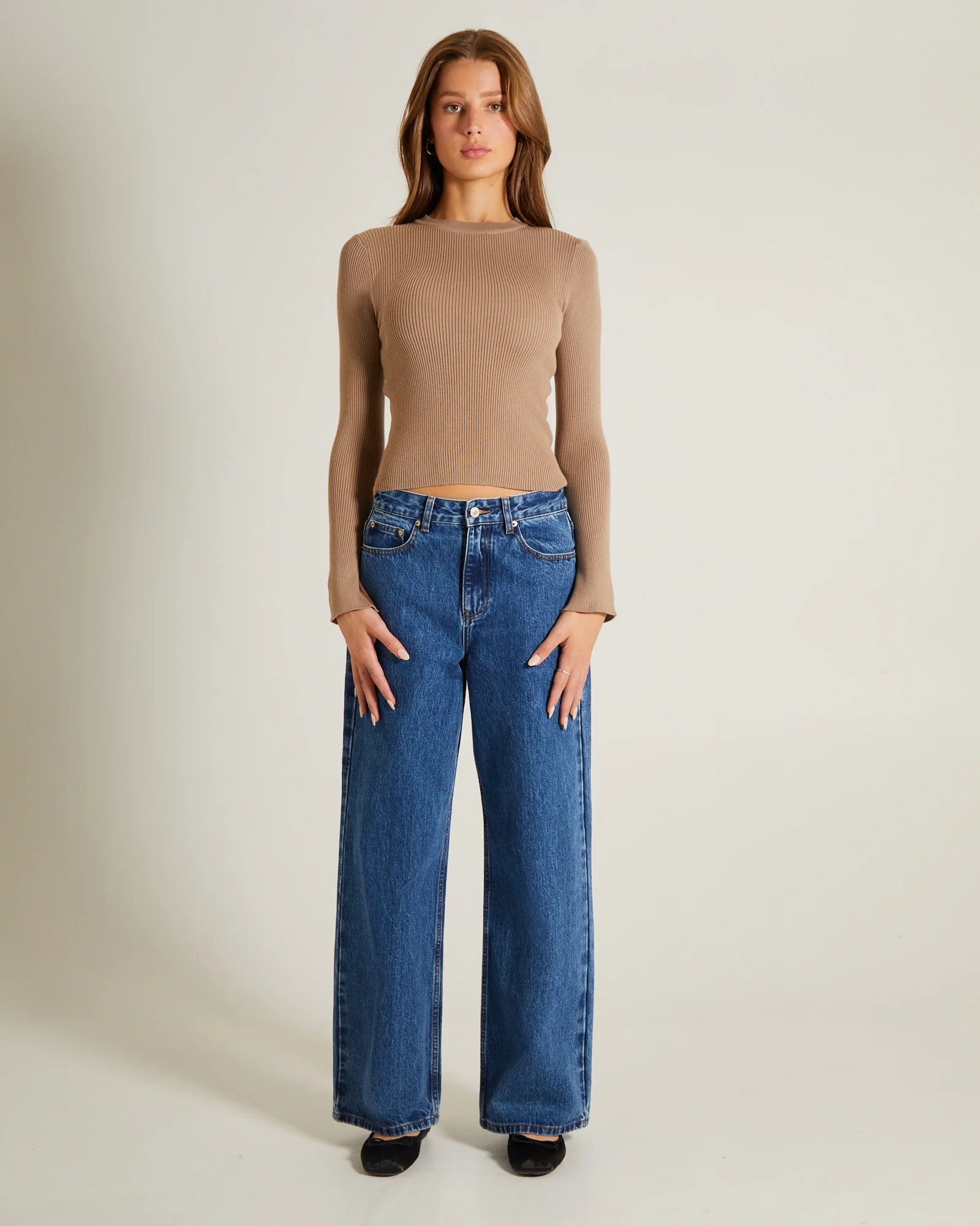 Luxe Knitted Long Sleeve Top - Image 3