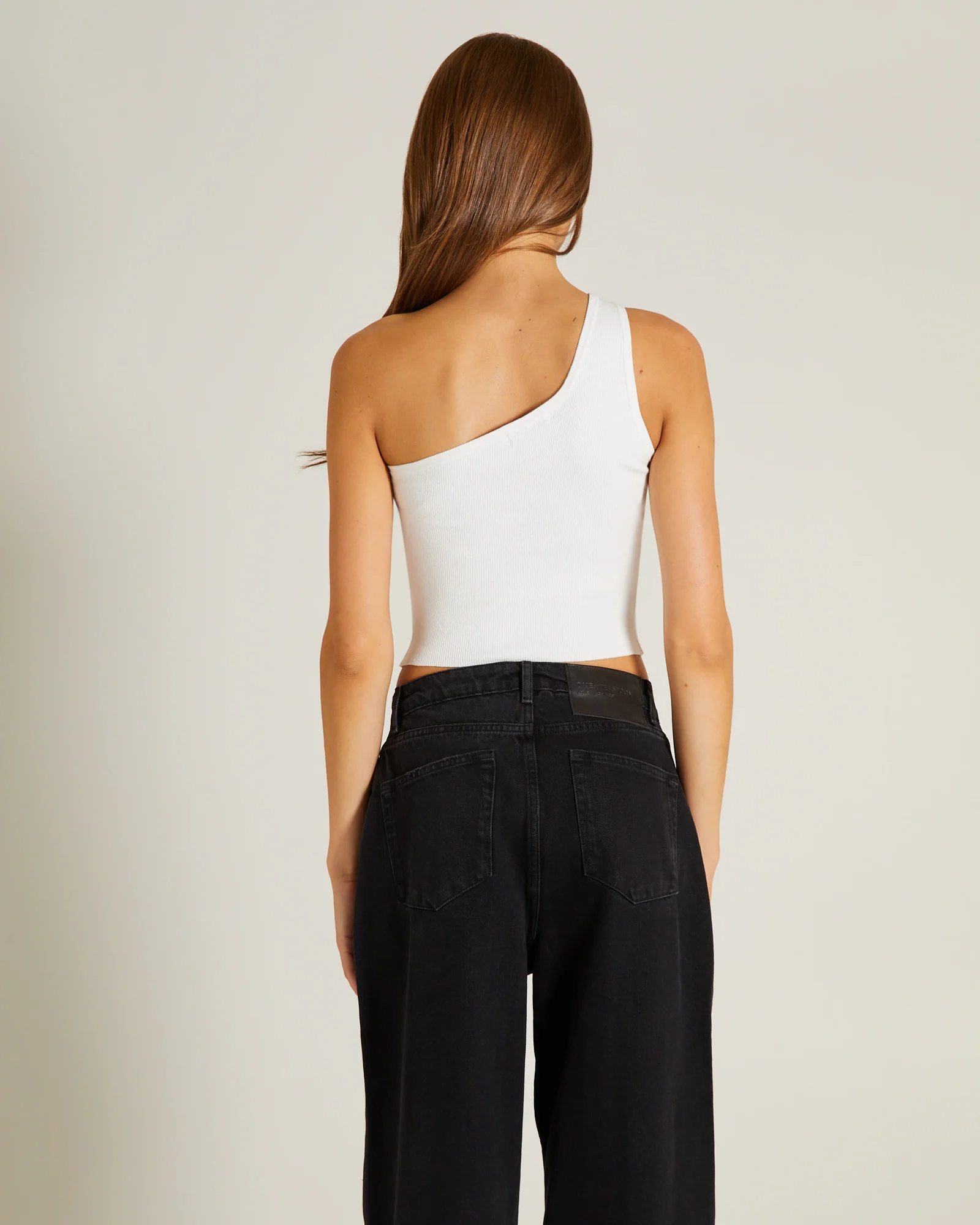 Luxe Knitted One Shoulder Top - Image 2