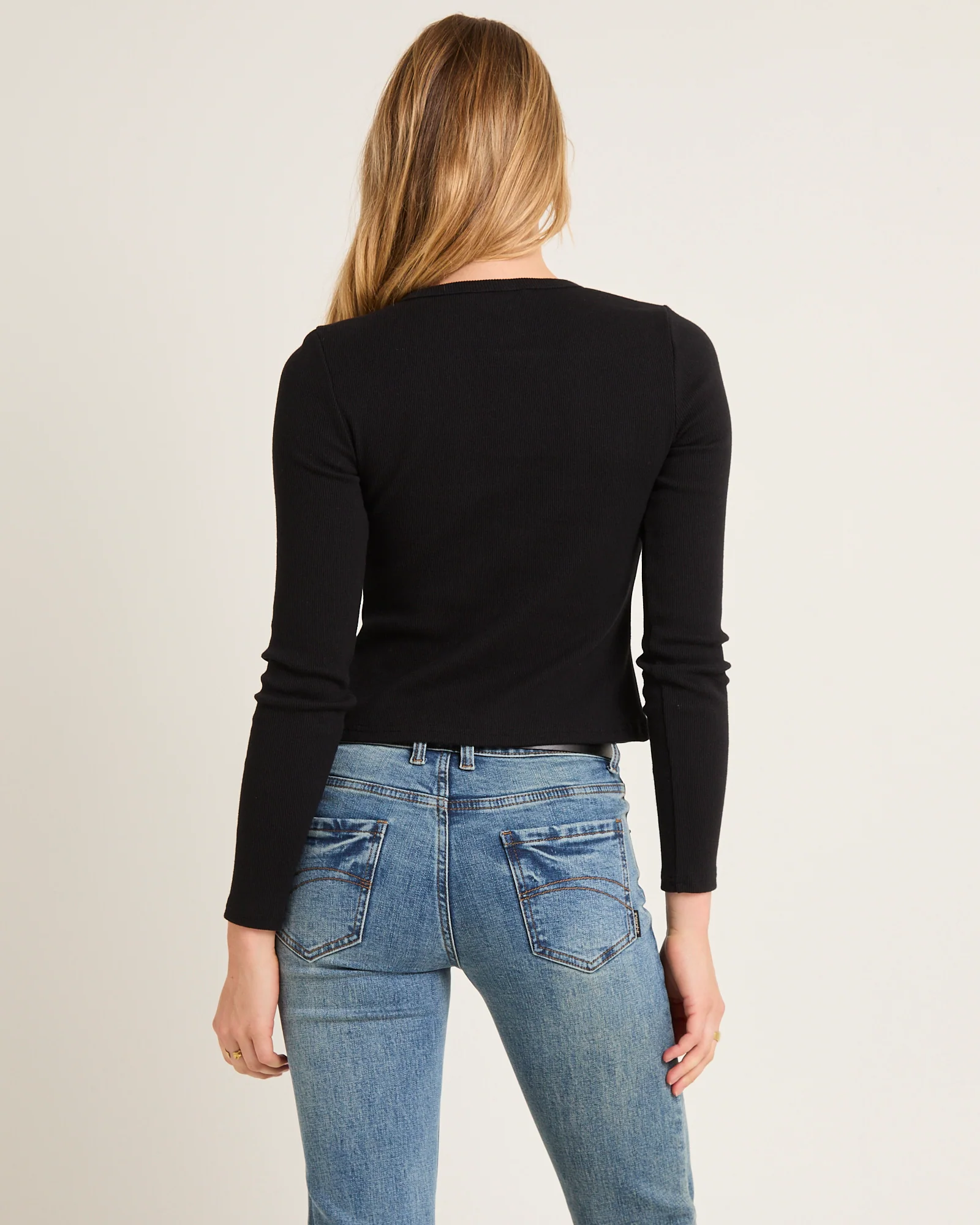 Maddy Button Asymmetric Top - Image 2