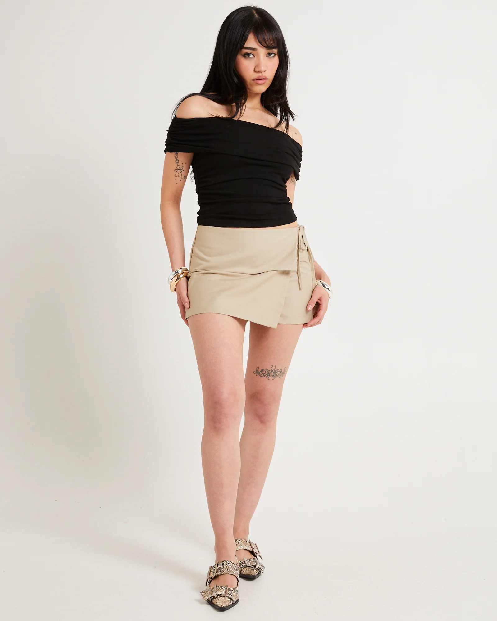 Maeve Tailored Wrap Skort - Image 3