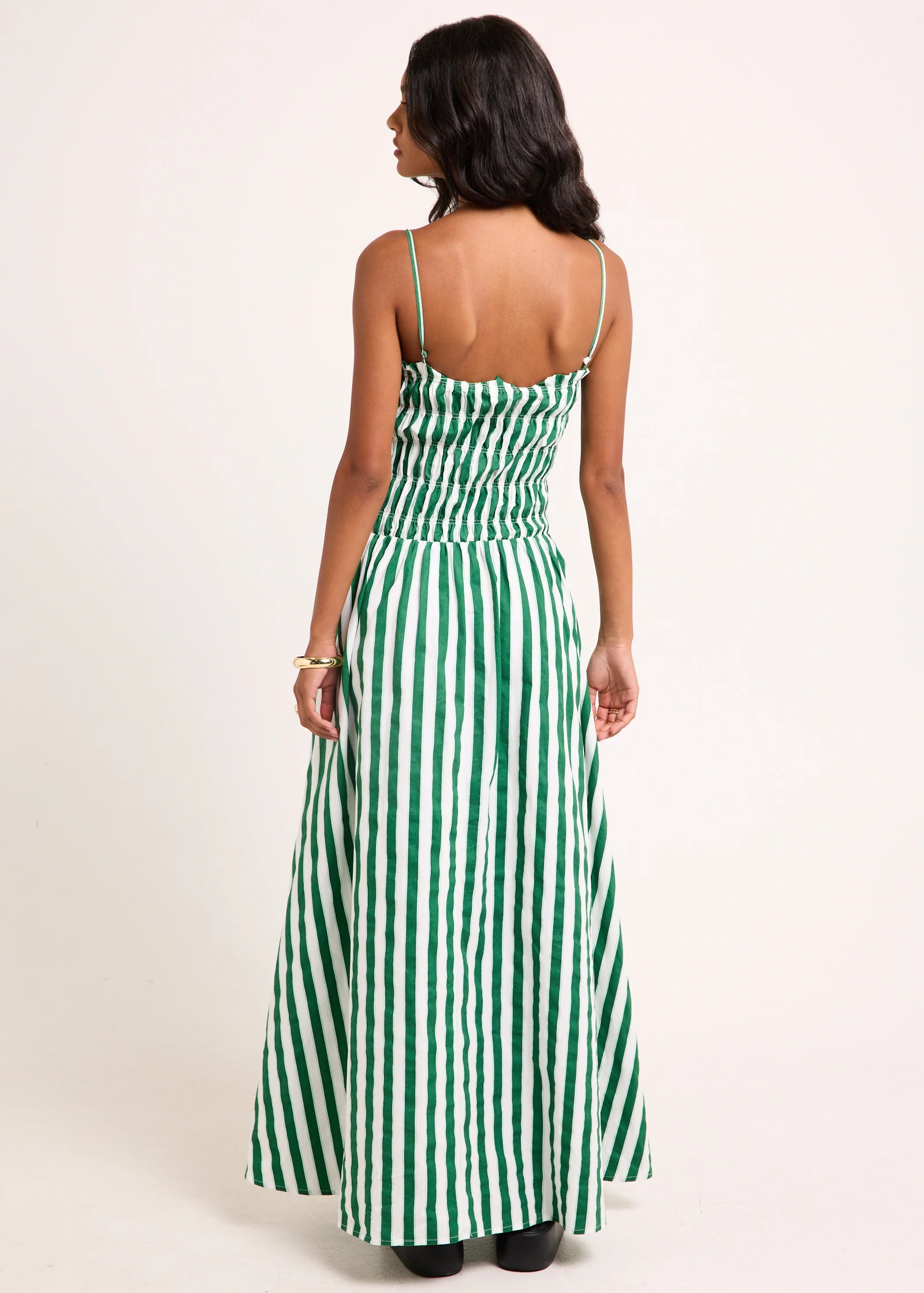 Manon Shirred Maxi Dress - Image 3