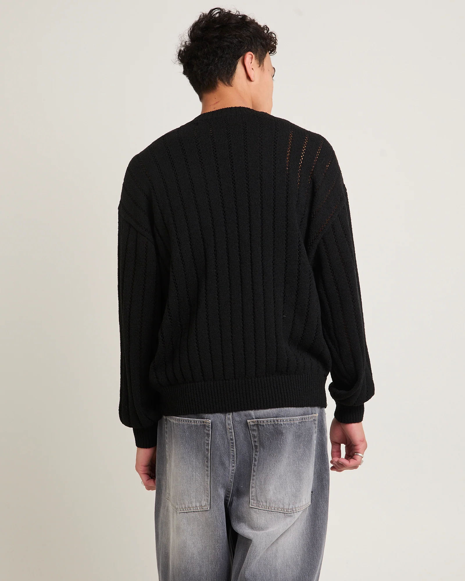 Manual Knit Crew Jumper - Image 2