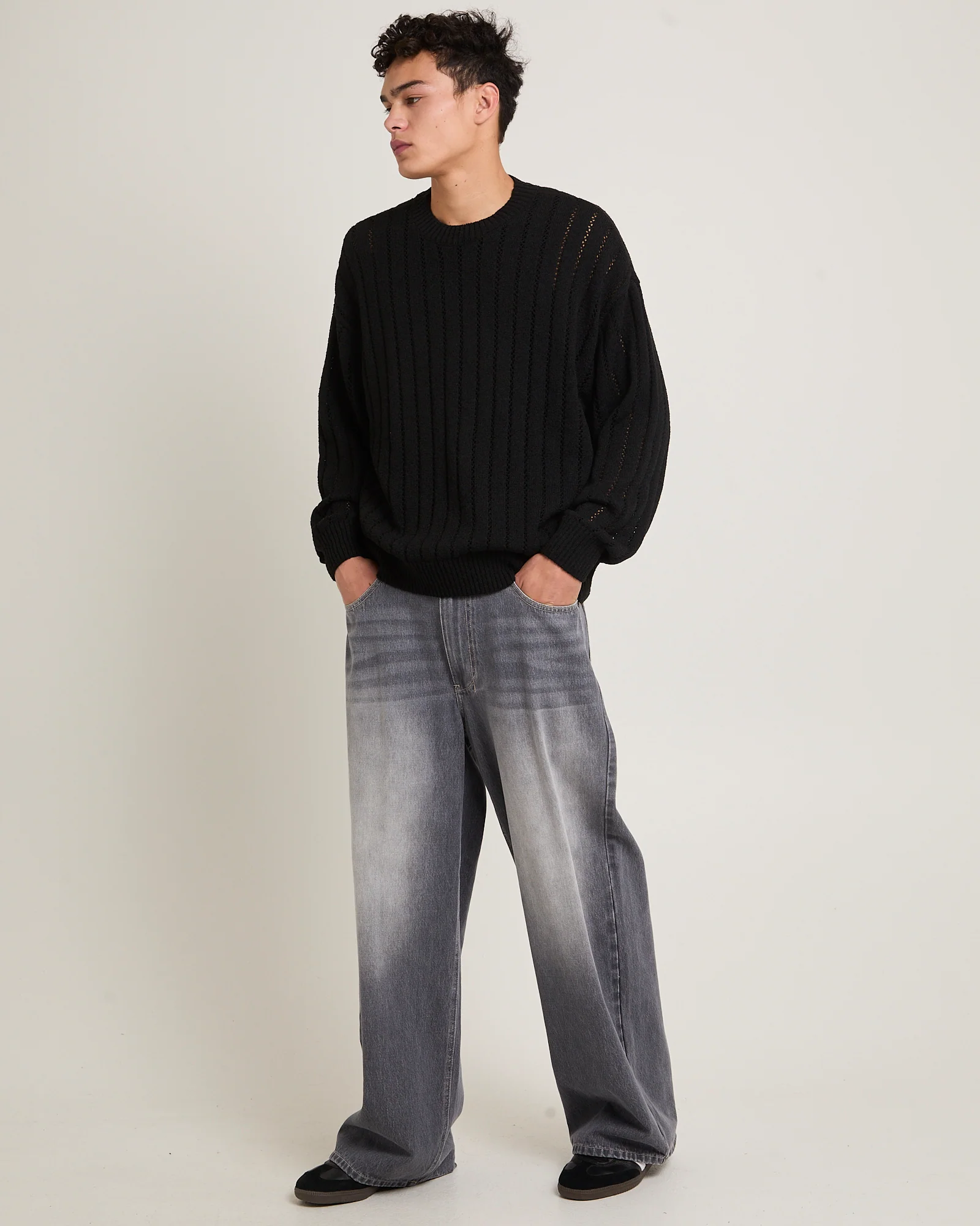 Manual Knit Crew Jumper - Image 4