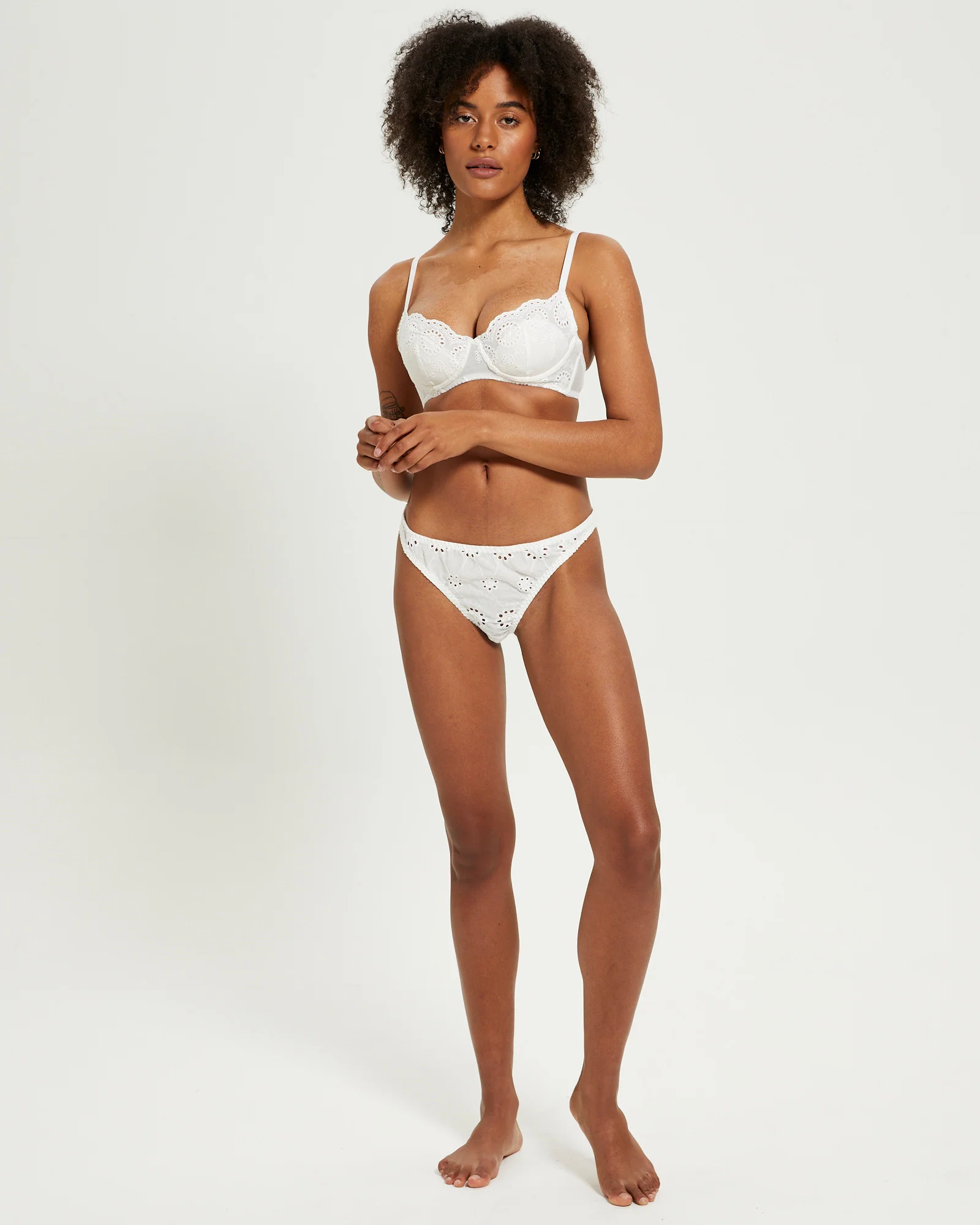 Mareike Broderie Cheeky Bottoms White - Image 4