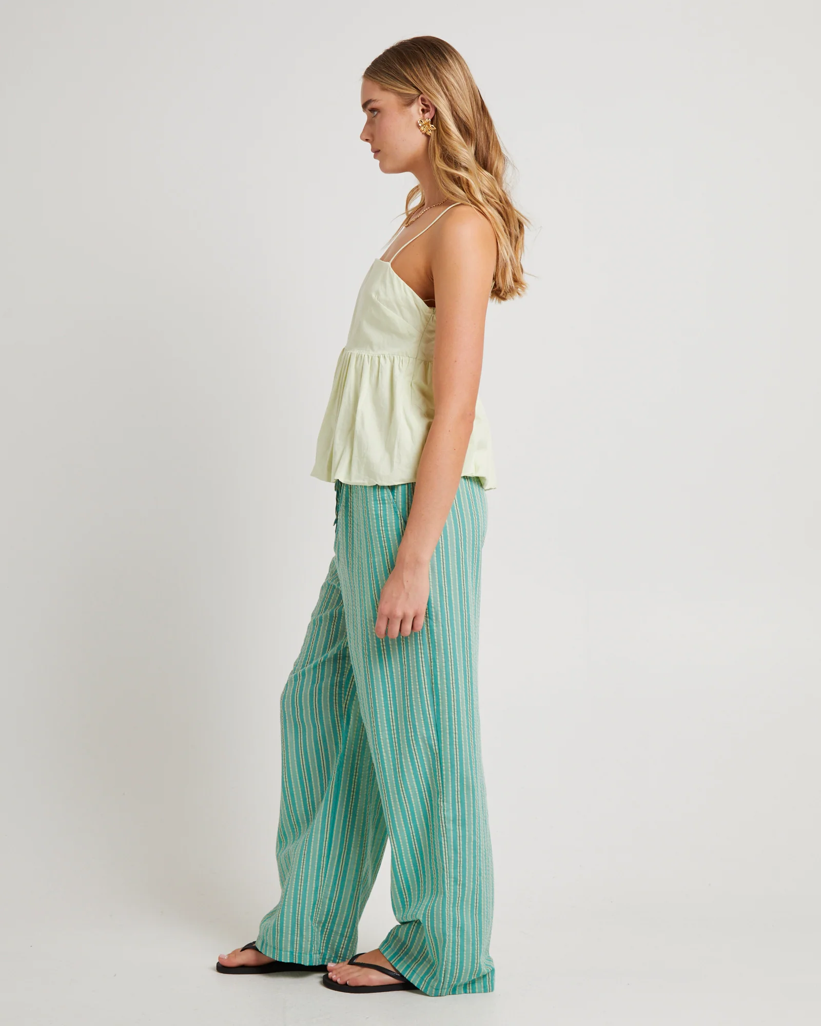 Marina Bubble Hem Top - Image 7