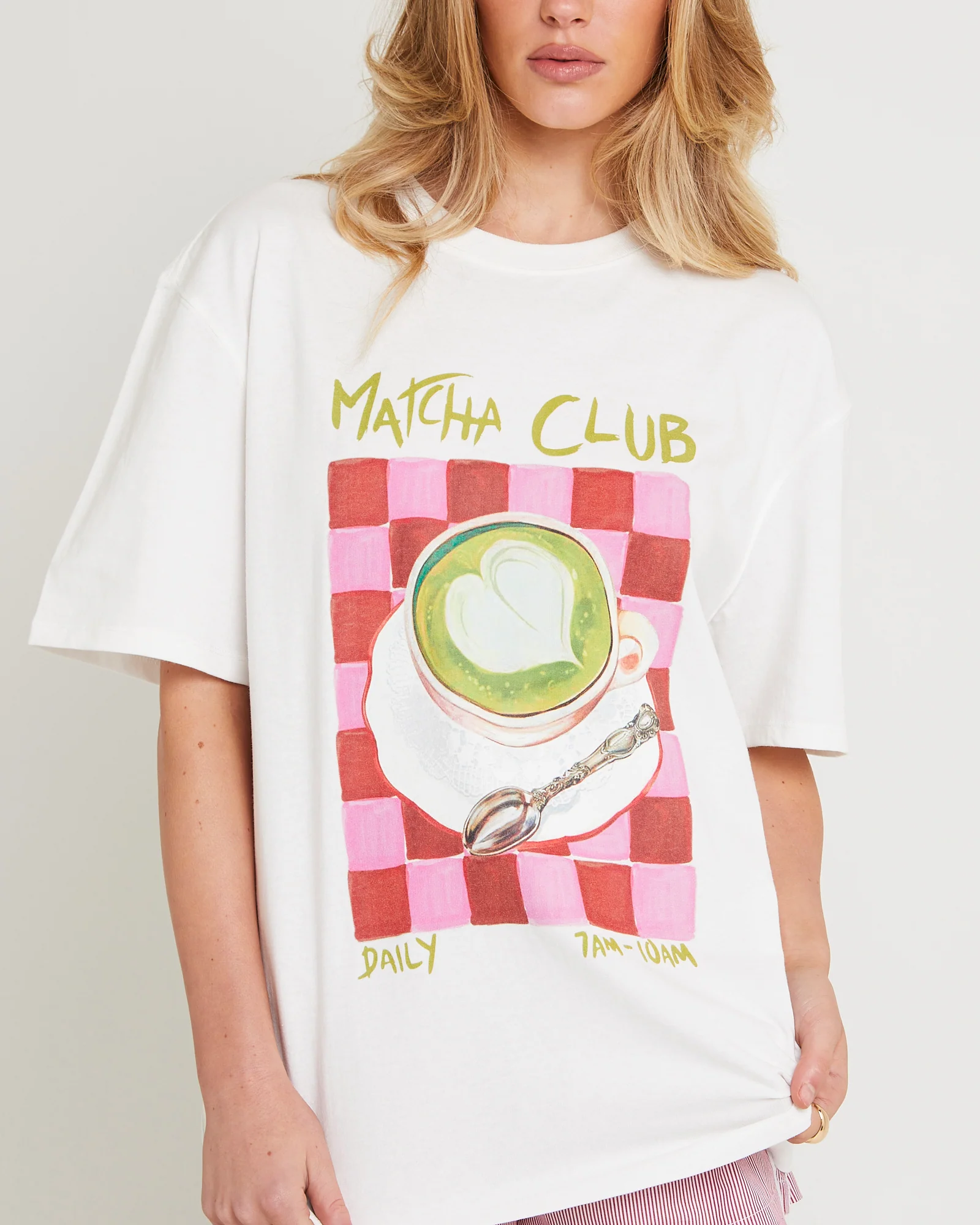 Matcha Club Boyfriend T-Shirt - Image 5