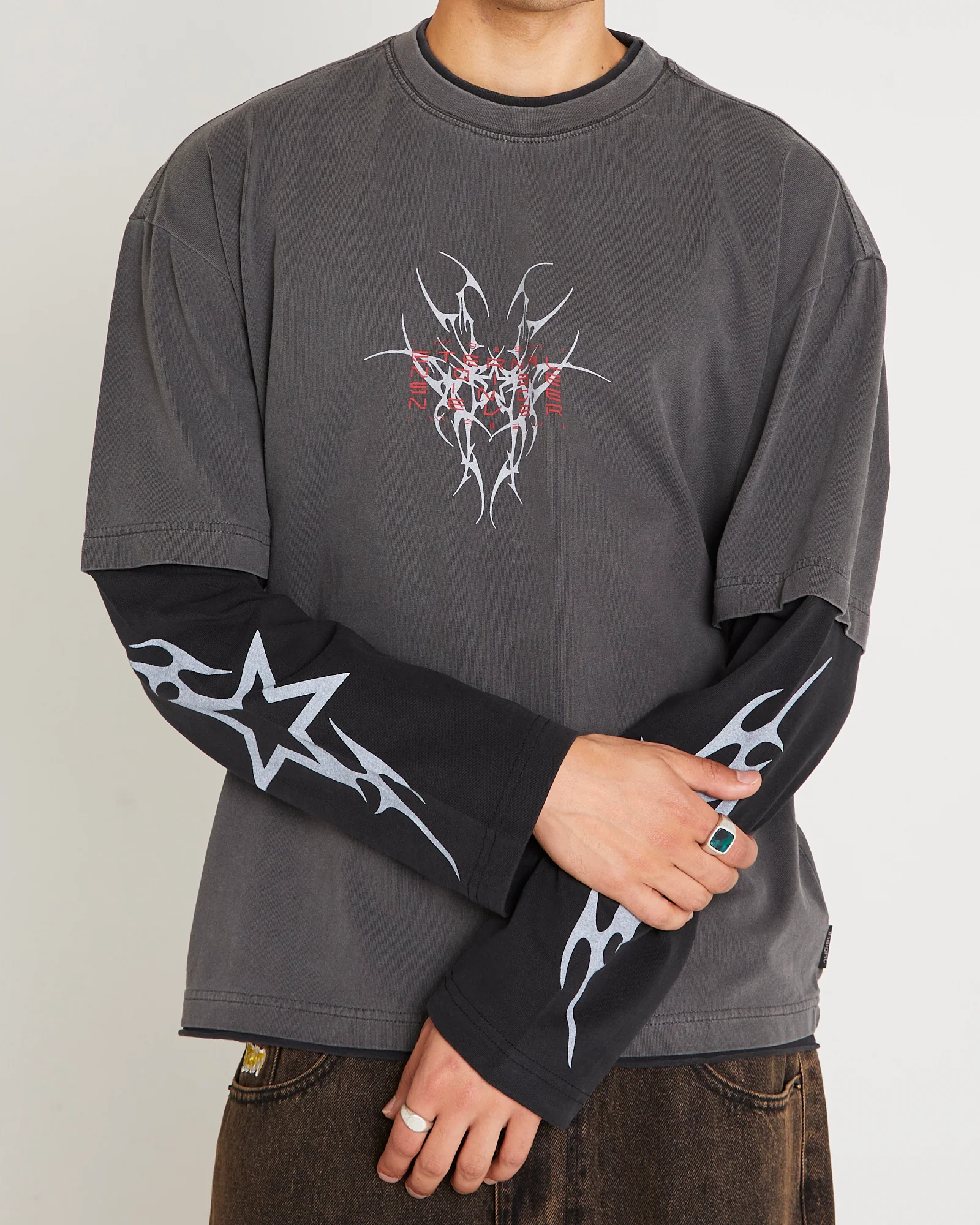 Mayhem Double Sleeve T-Shirt - Image 5
