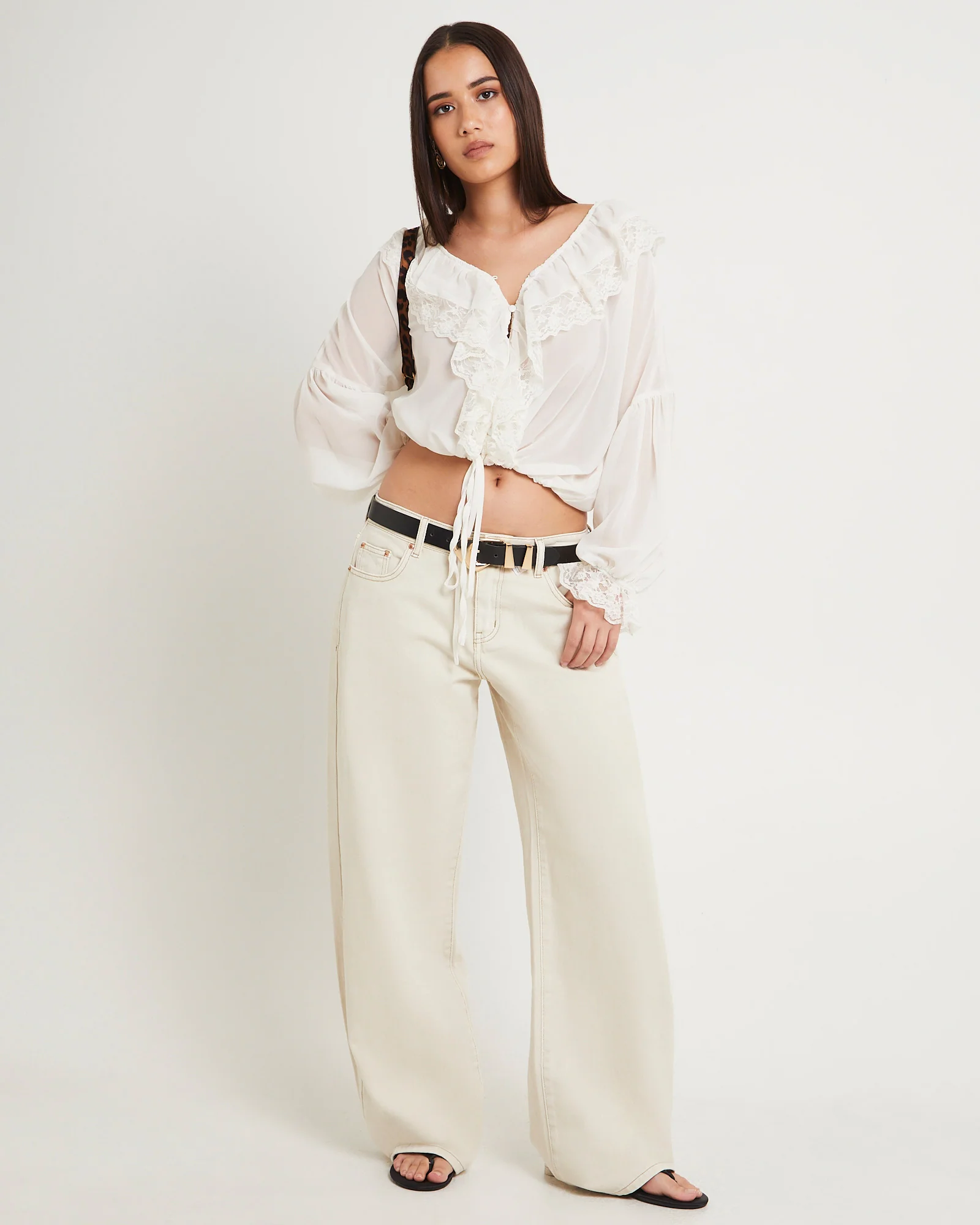 Maylee Low Rise Relaxed Denim Jeans