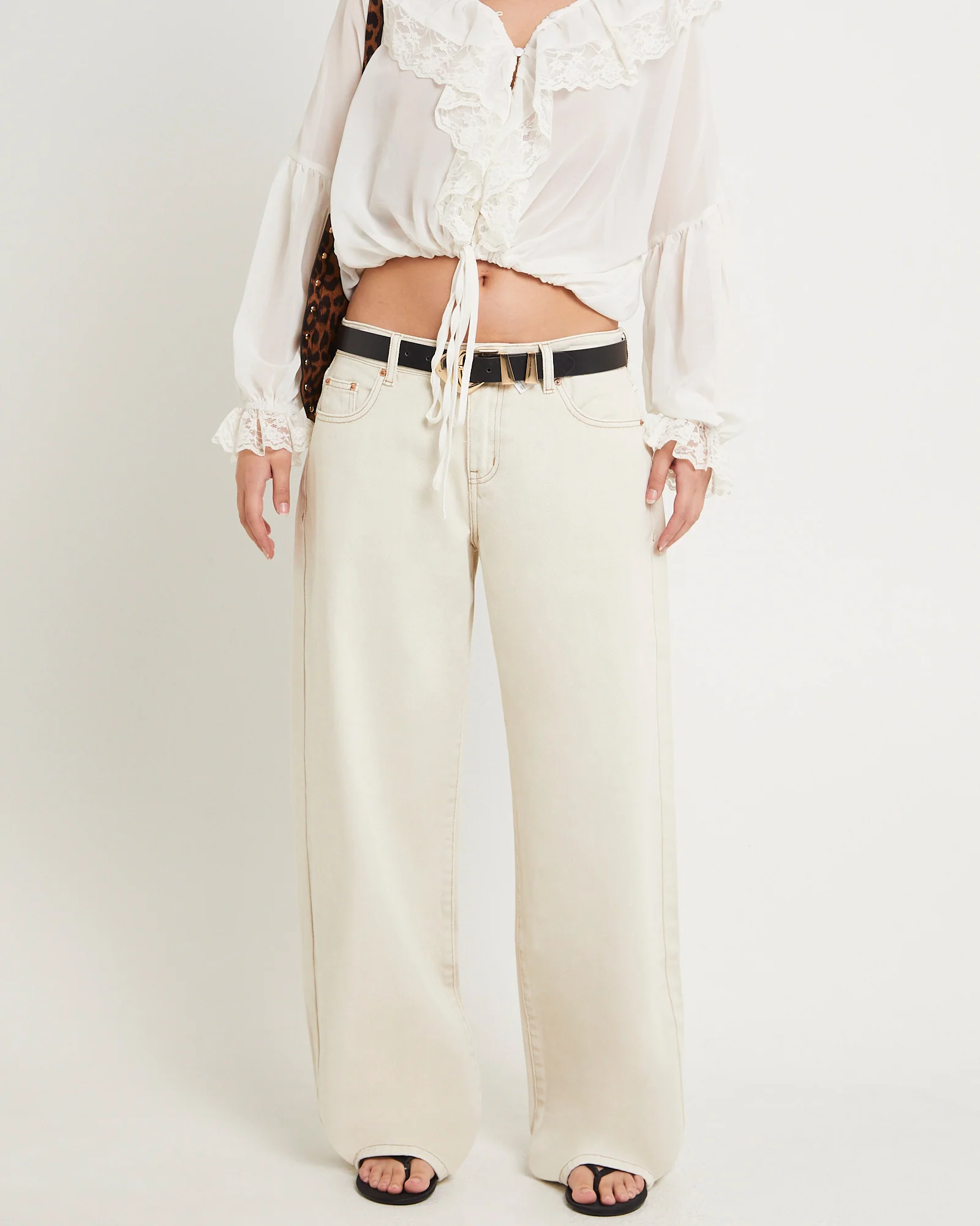 Maylee Low Rise Relaxed Denim Jeans - Image 2