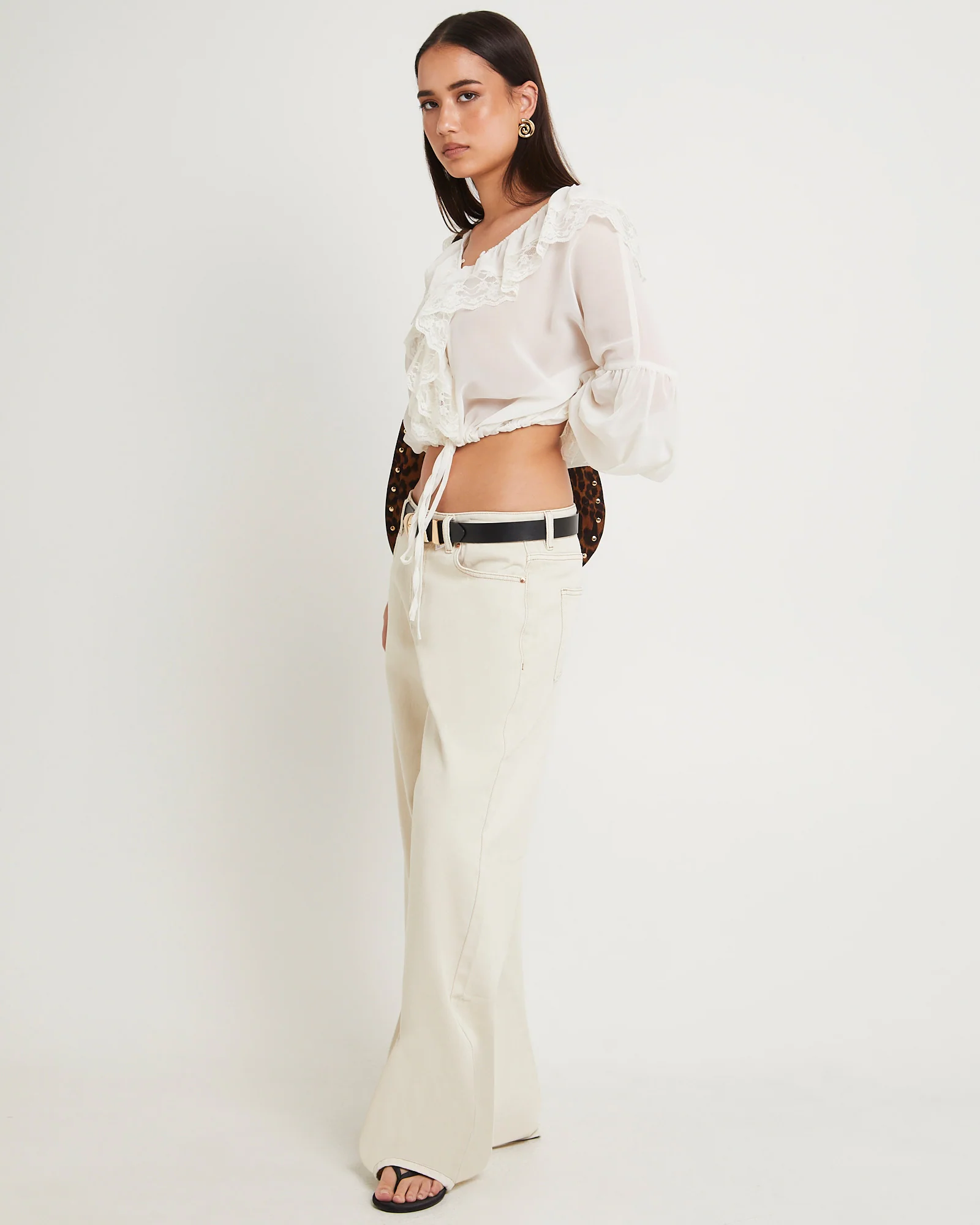 Maylee Low Rise Relaxed Denim Jeans - Image 4