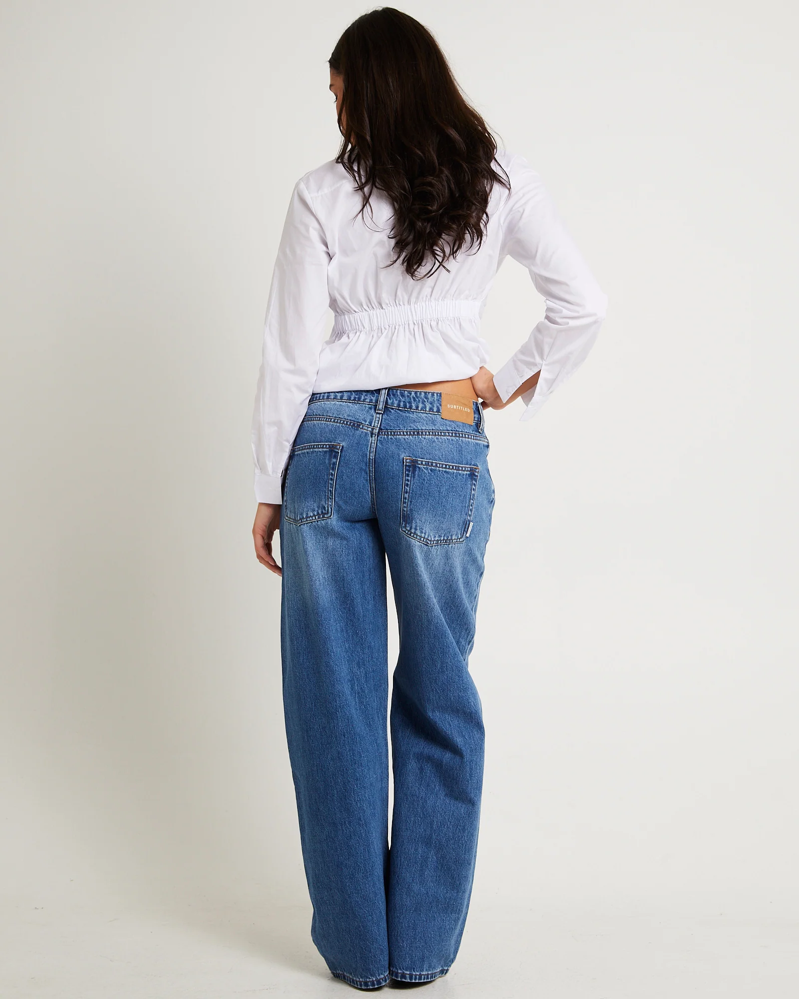 Maylee Low Rise Relaxed Denim Jeans - Image 2