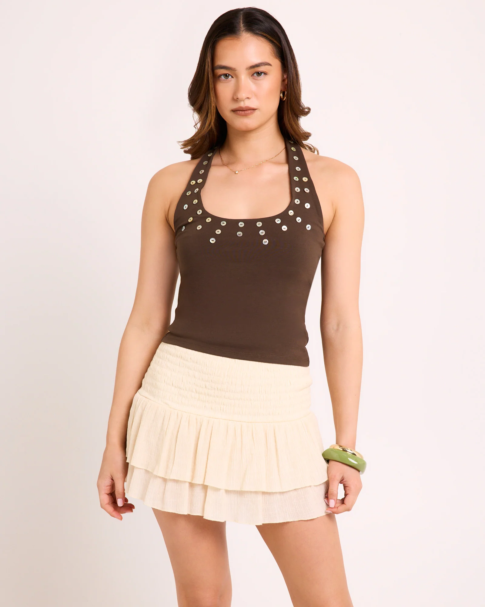 Melly Mother Of Pearl Tank - Image 4