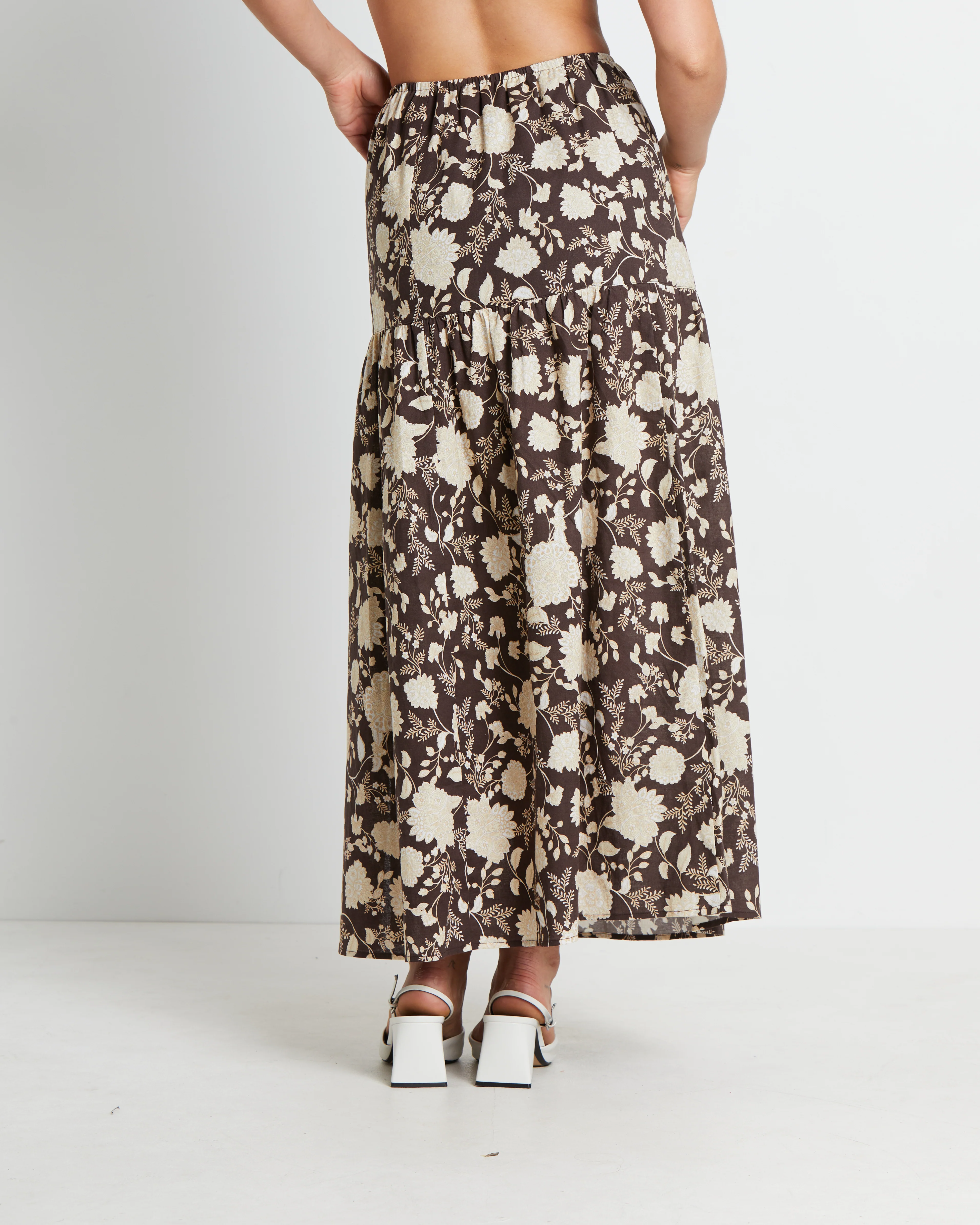 Melody Linen Maxi Skirt - Image 2