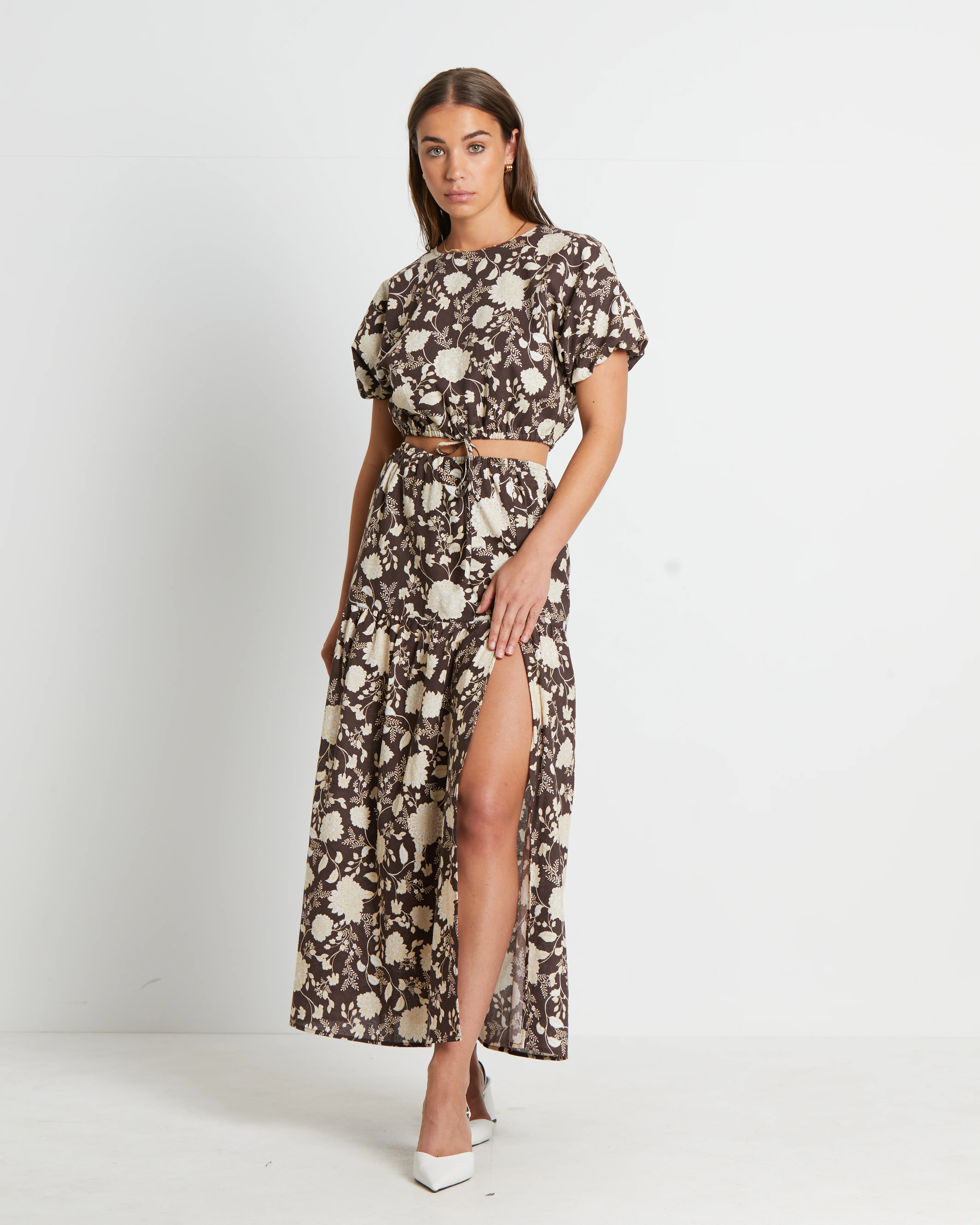 Melody Linen Maxi Skirt - Image 3