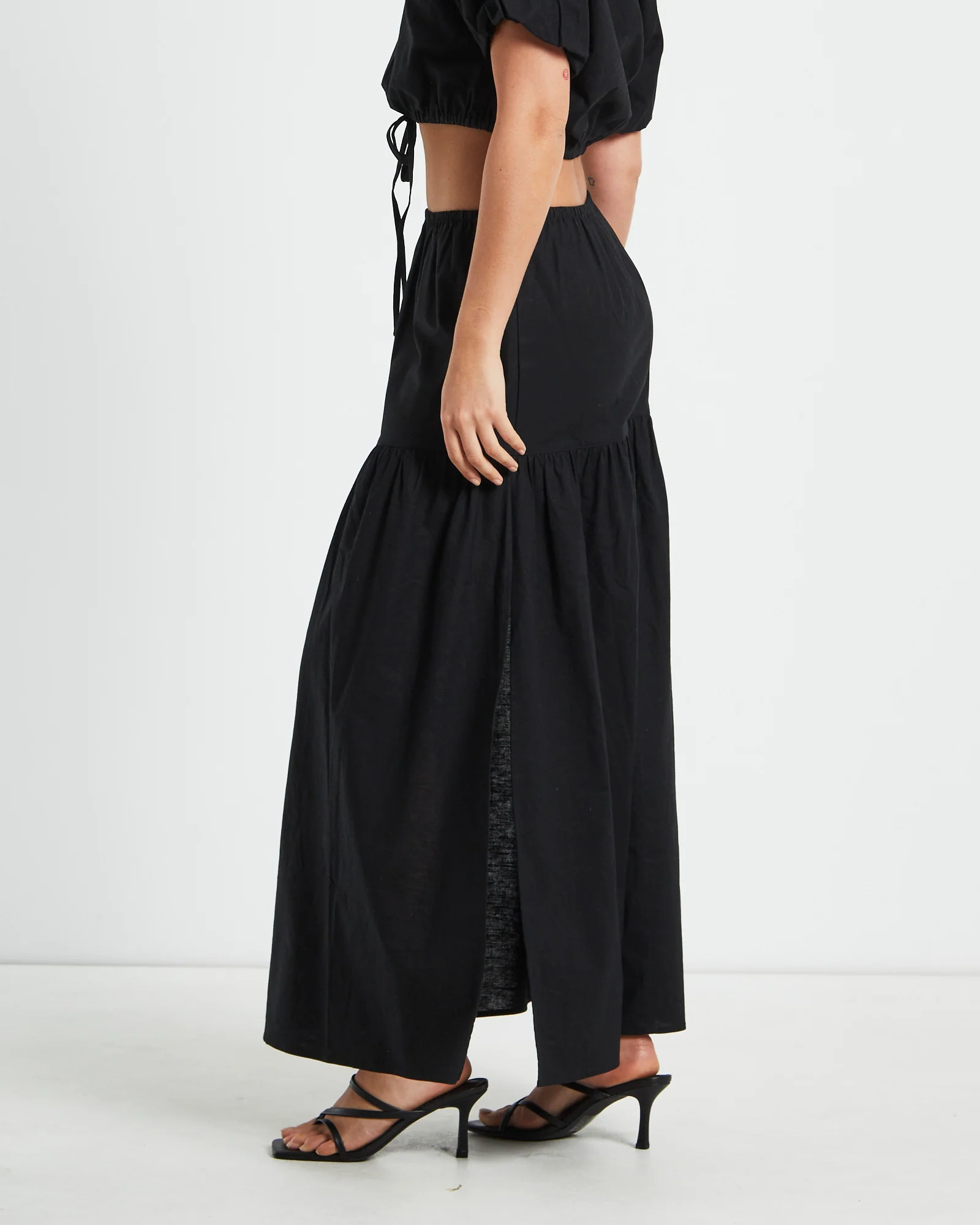 Melody Linen Maxi Skirt - Image 3