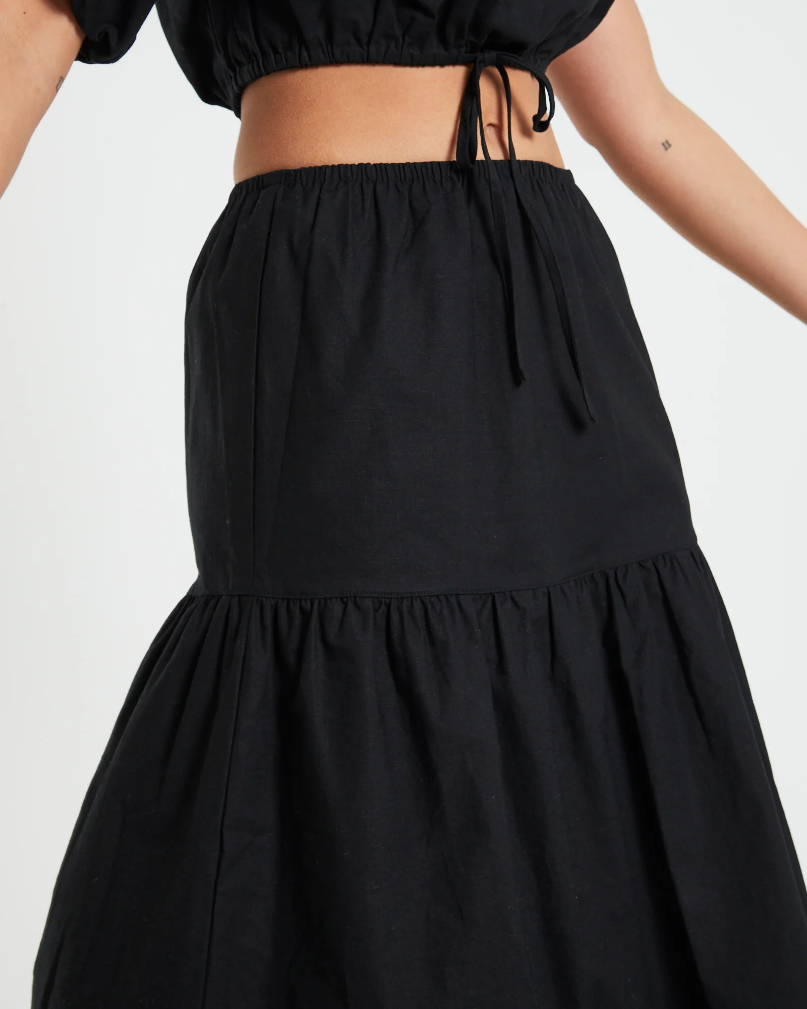 Melody Linen Maxi Skirt - Image 6