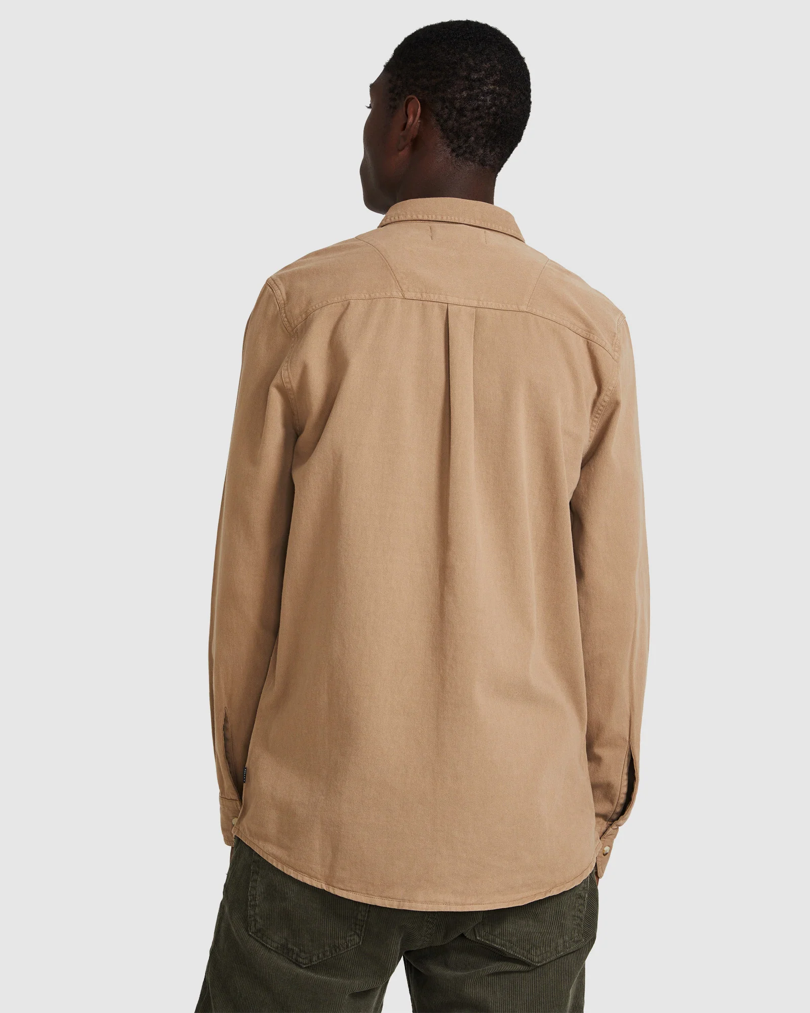 Men At Work Drill Shirt Sand - Image 2
