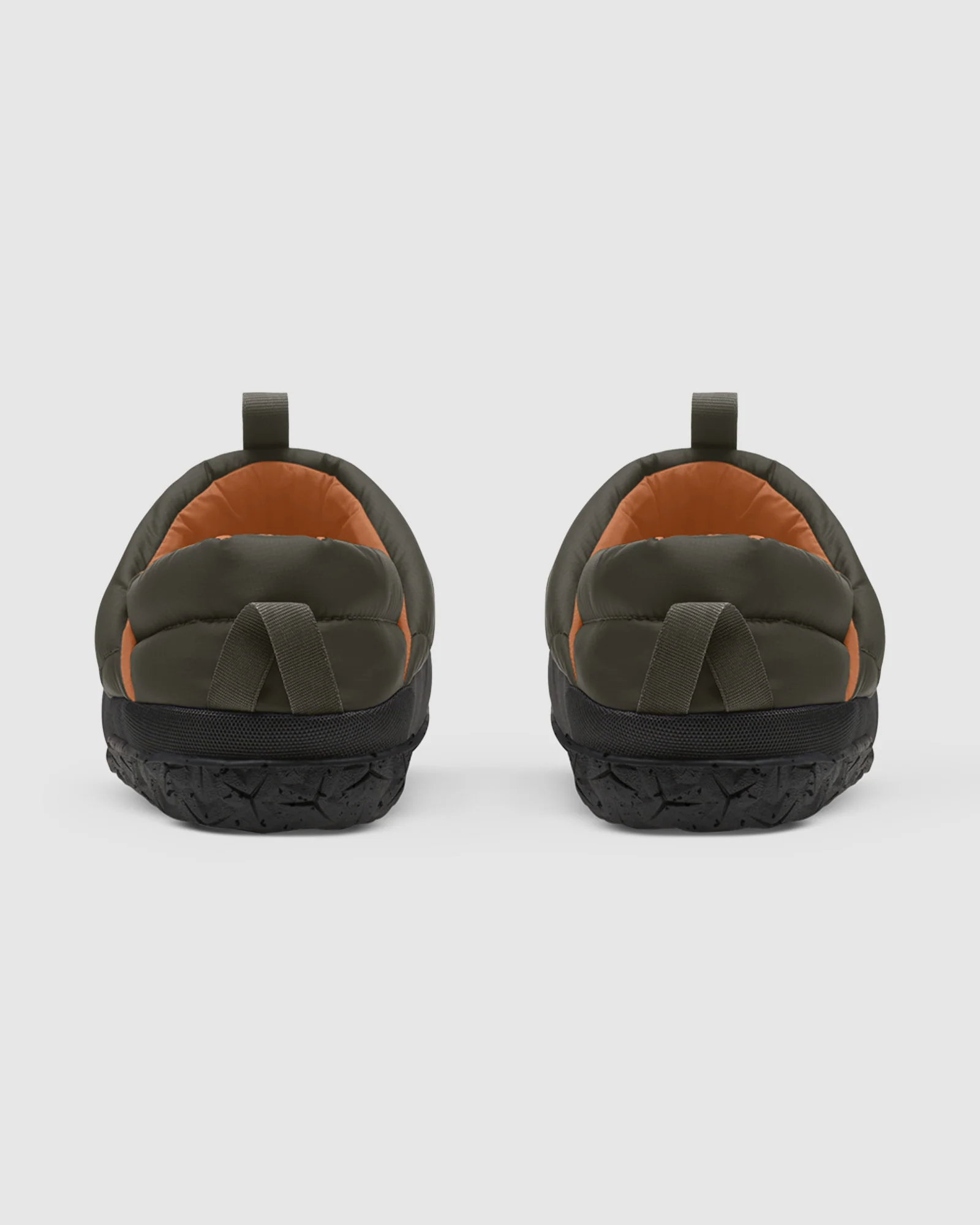 Mens Nuptse Mules in Taupe Green - Image 2