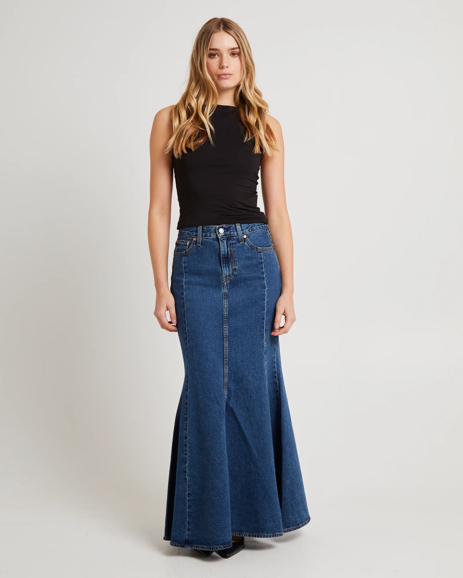 Mermaid Denim Skirt Enchantment - Image 3