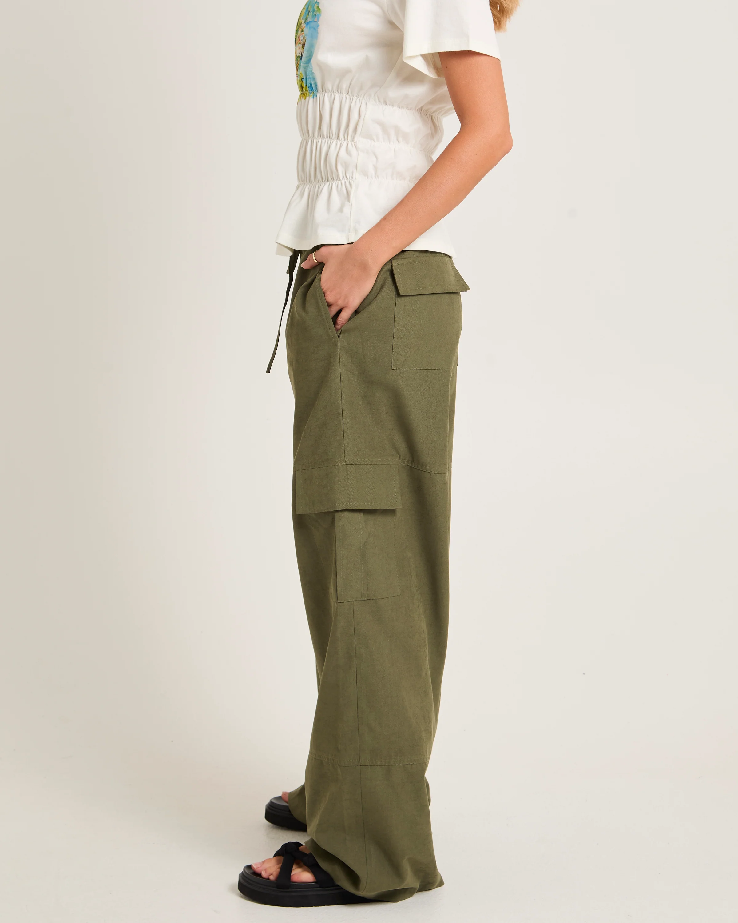 Mia Drap Cargo Pants - Image 4