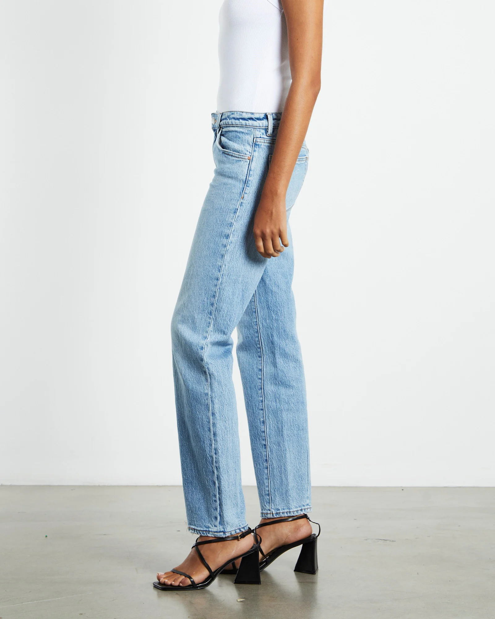 Mia Low Rise Straight Denim Jeans Jemima - Image 3