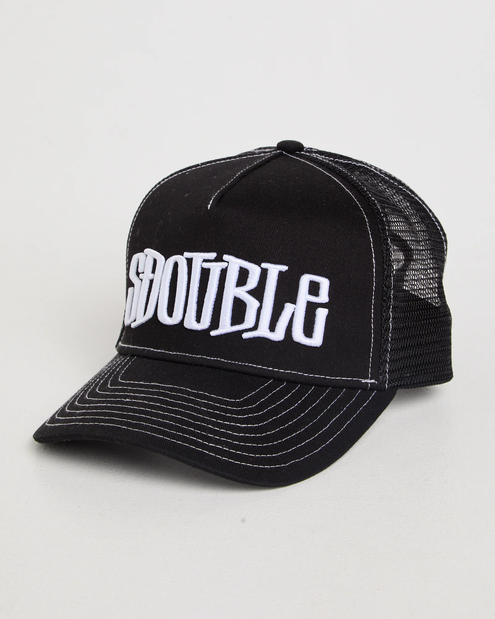Mid-Block Curved Peak Trucker Cap - Image 3