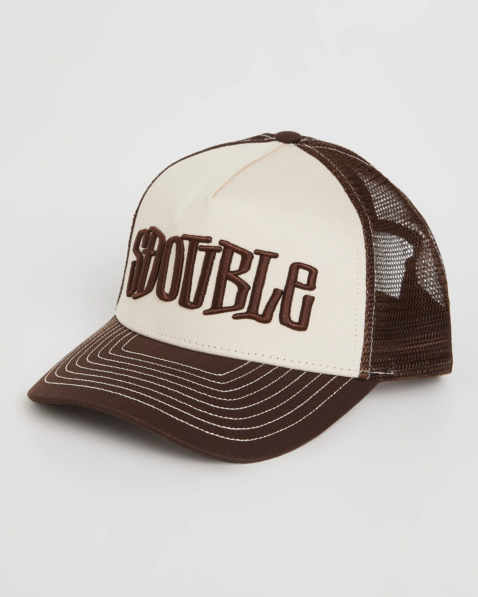Mid-Block Curved Peak Trucker Cap - Image 2