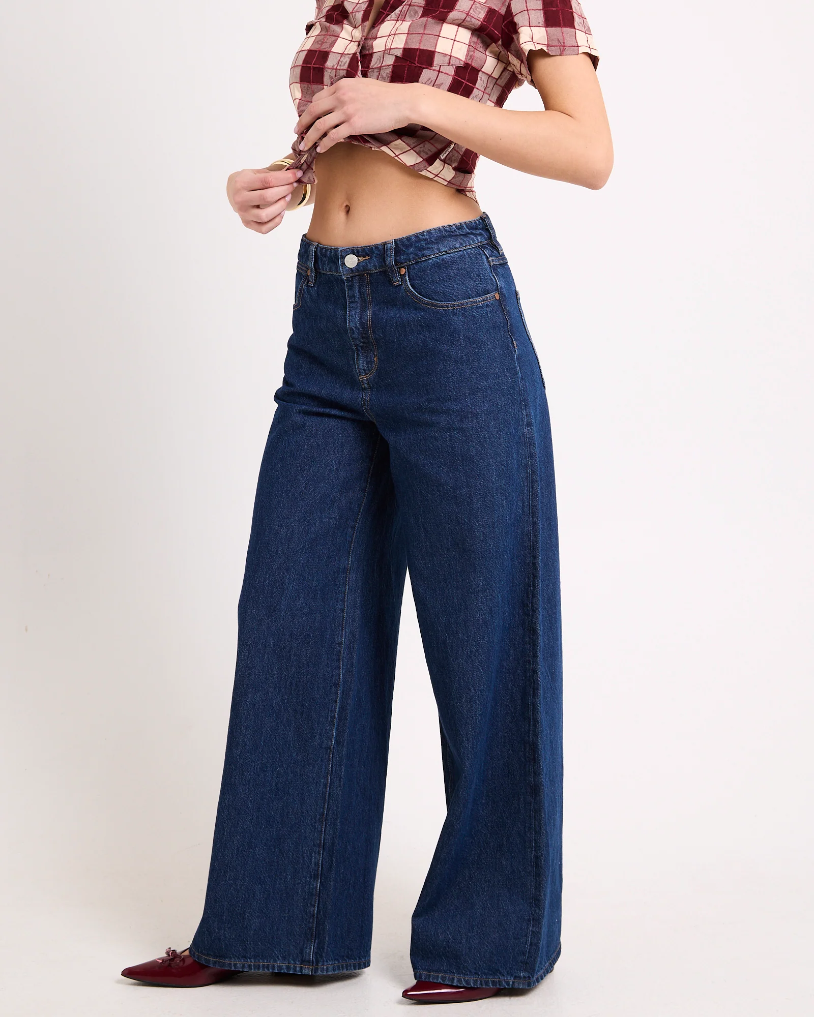 Mid Stevie Relaxed Denim Jeans - Image 4