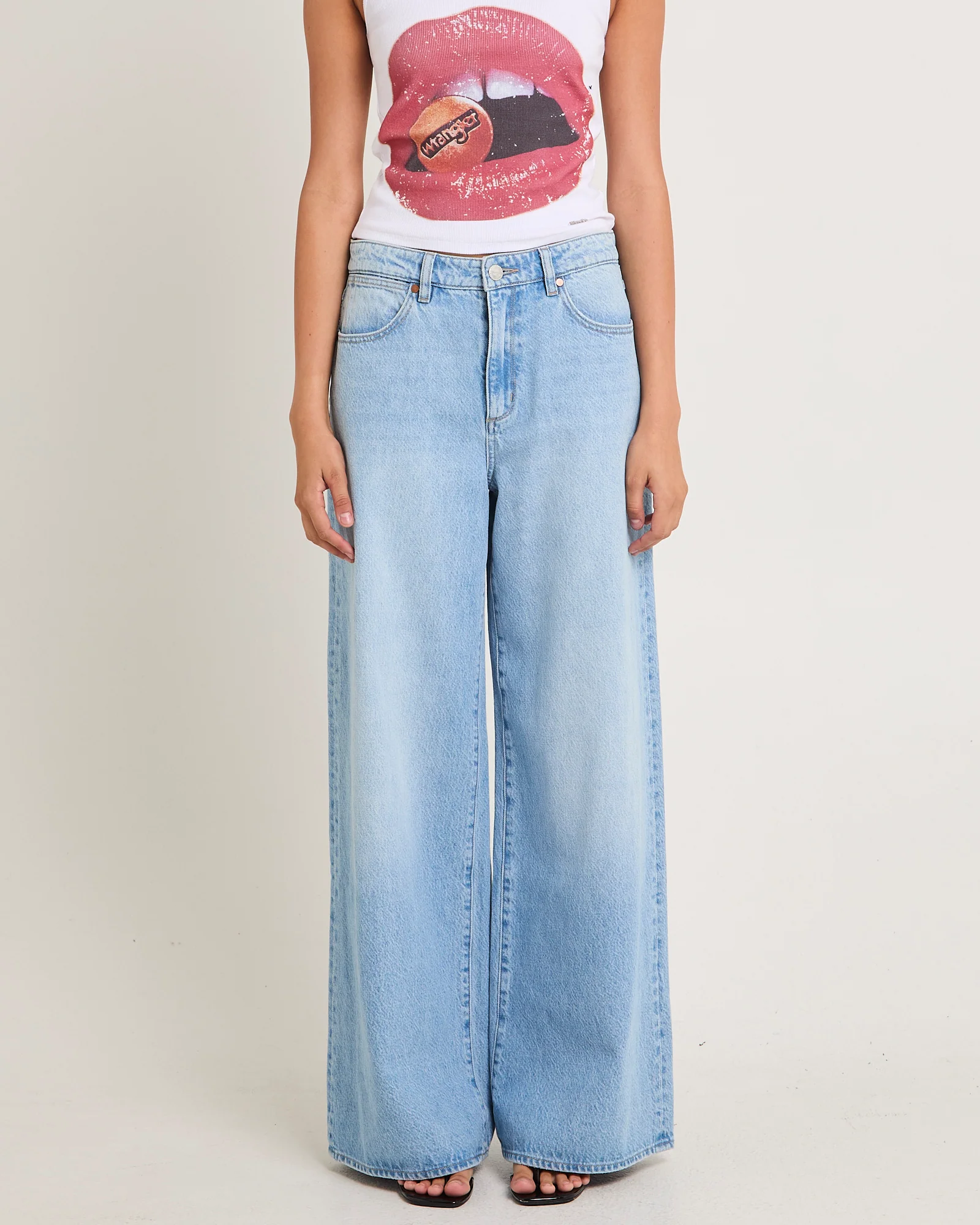 Mid Stevie Relaxed Denim Jeans Set Time Blue - Image 3