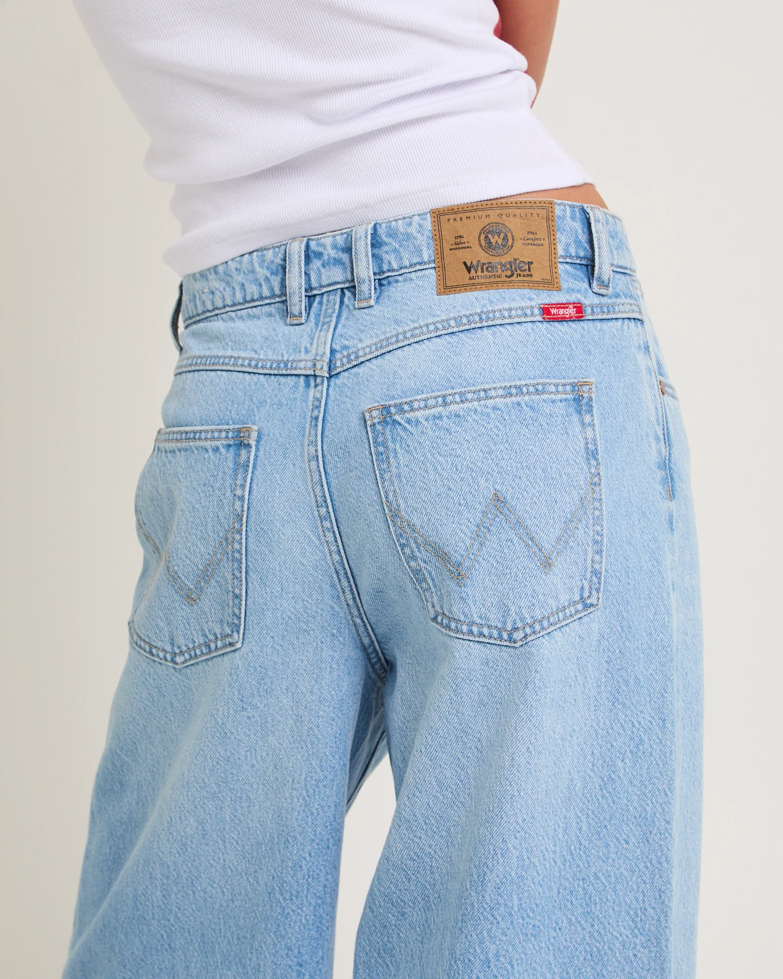 Mid Stevie Relaxed Denim Jeans Set Time Blue - Image 5