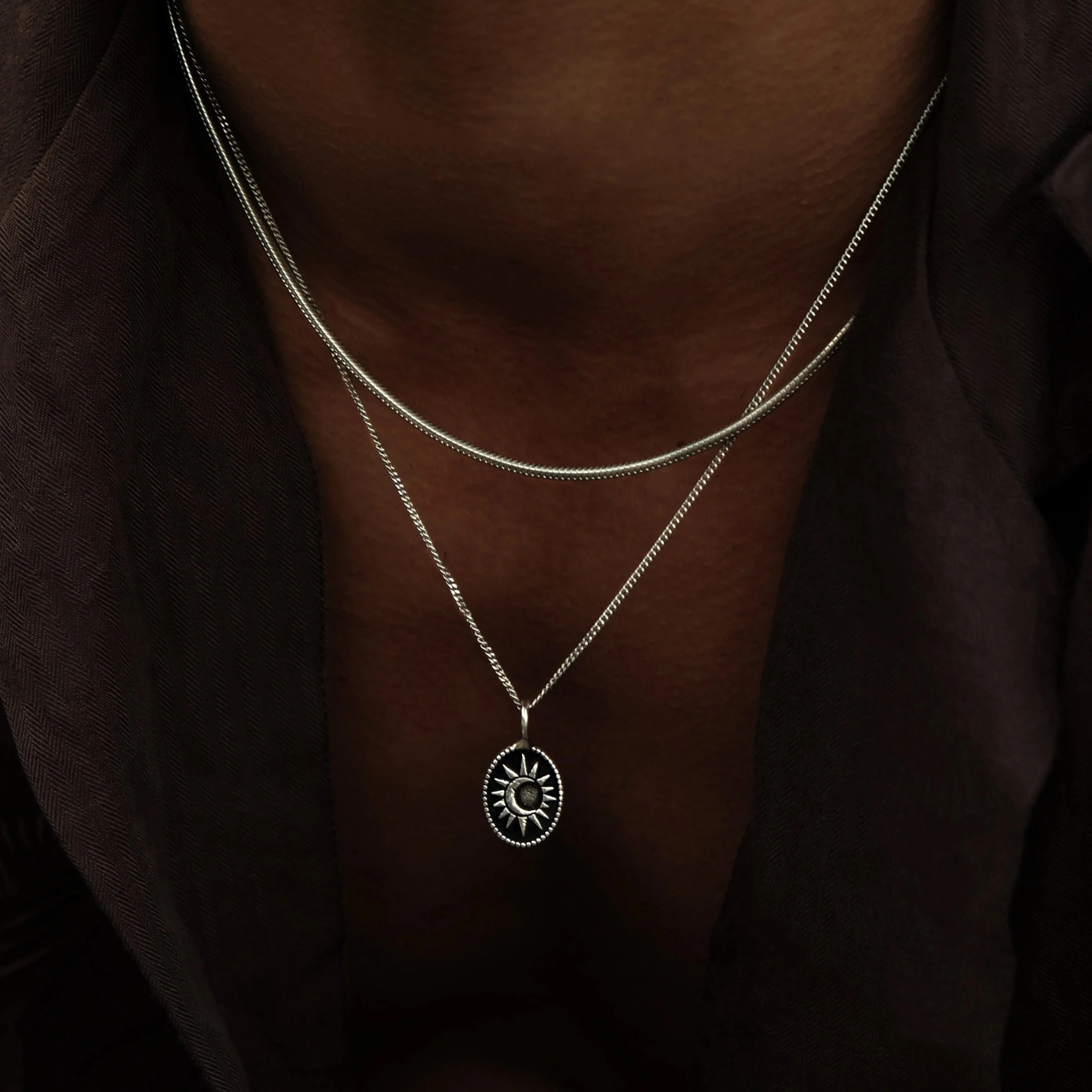 Midnight Necklace Silver - Image 4